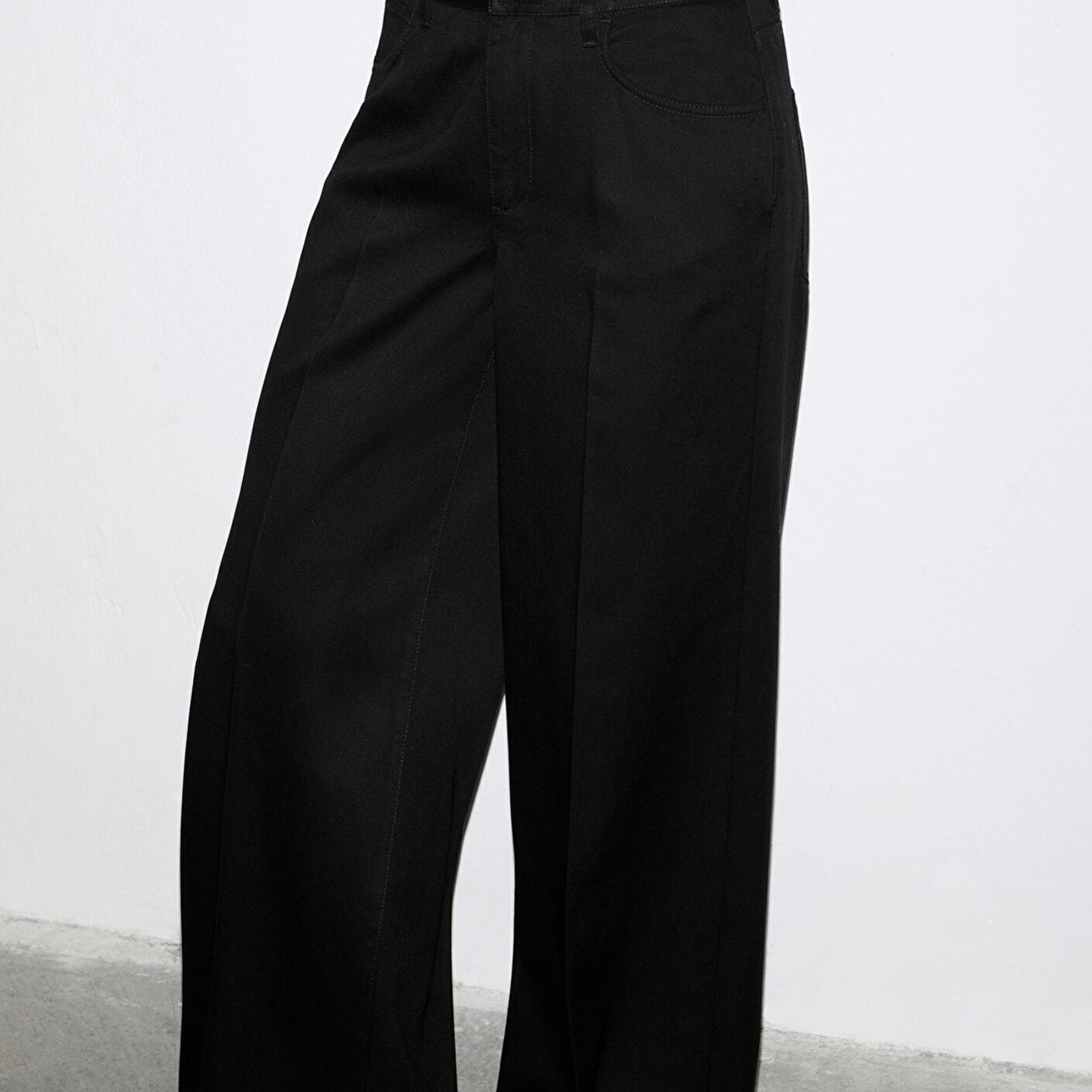 Mavi Siyah (TENCEL™) Liyosel Karışımlı Pantolon 1011217-900