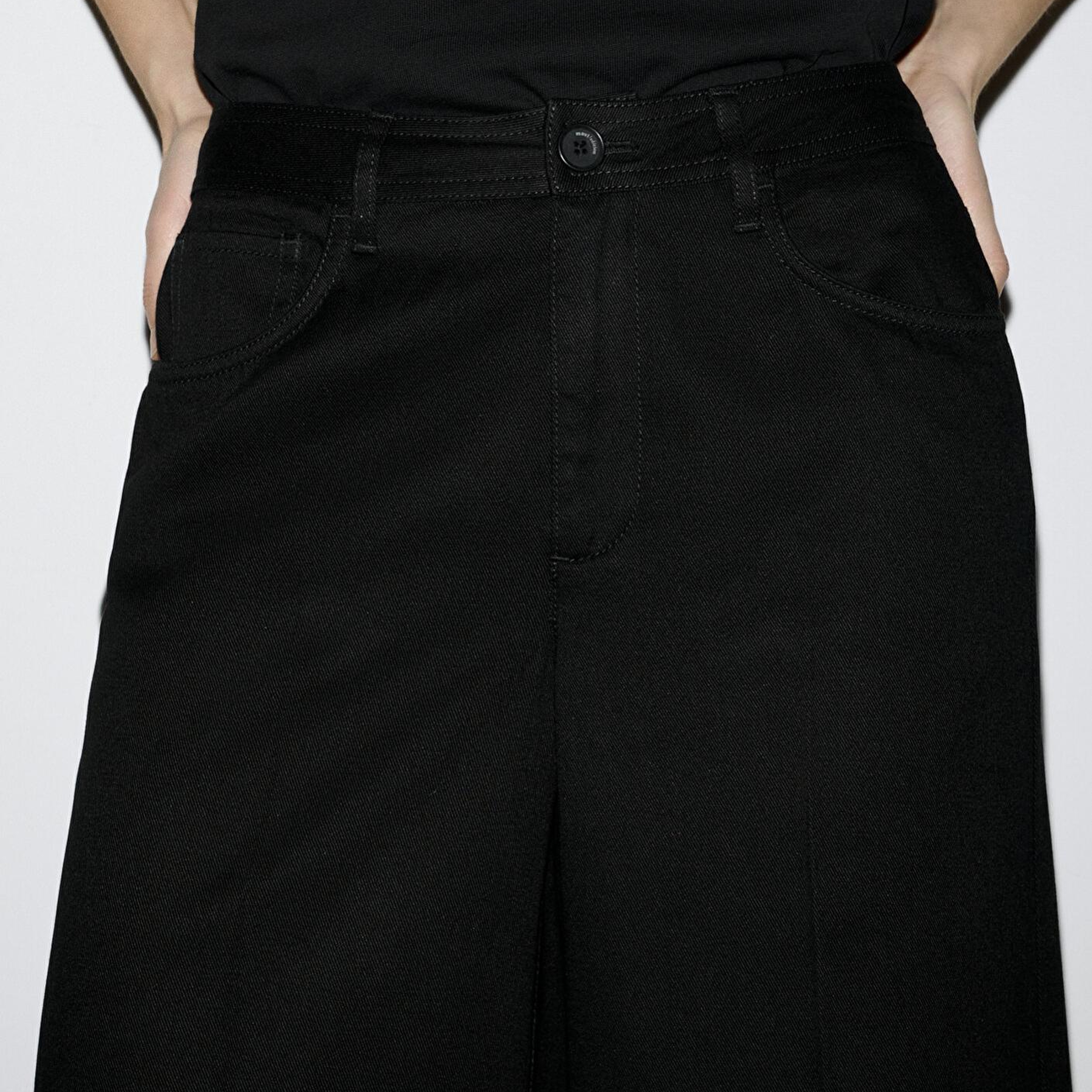 Mavi Siyah (TENCEL™) Liyosel Karışımlı Pantolon 1011217-900