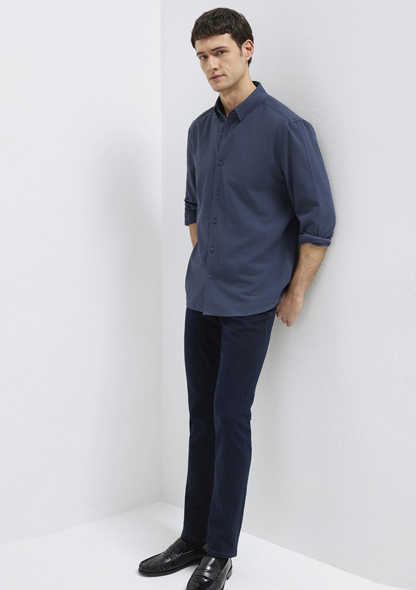 Mavi Lacivert Gömlek Regular Fit / Normal Kesim 0211554-87822
