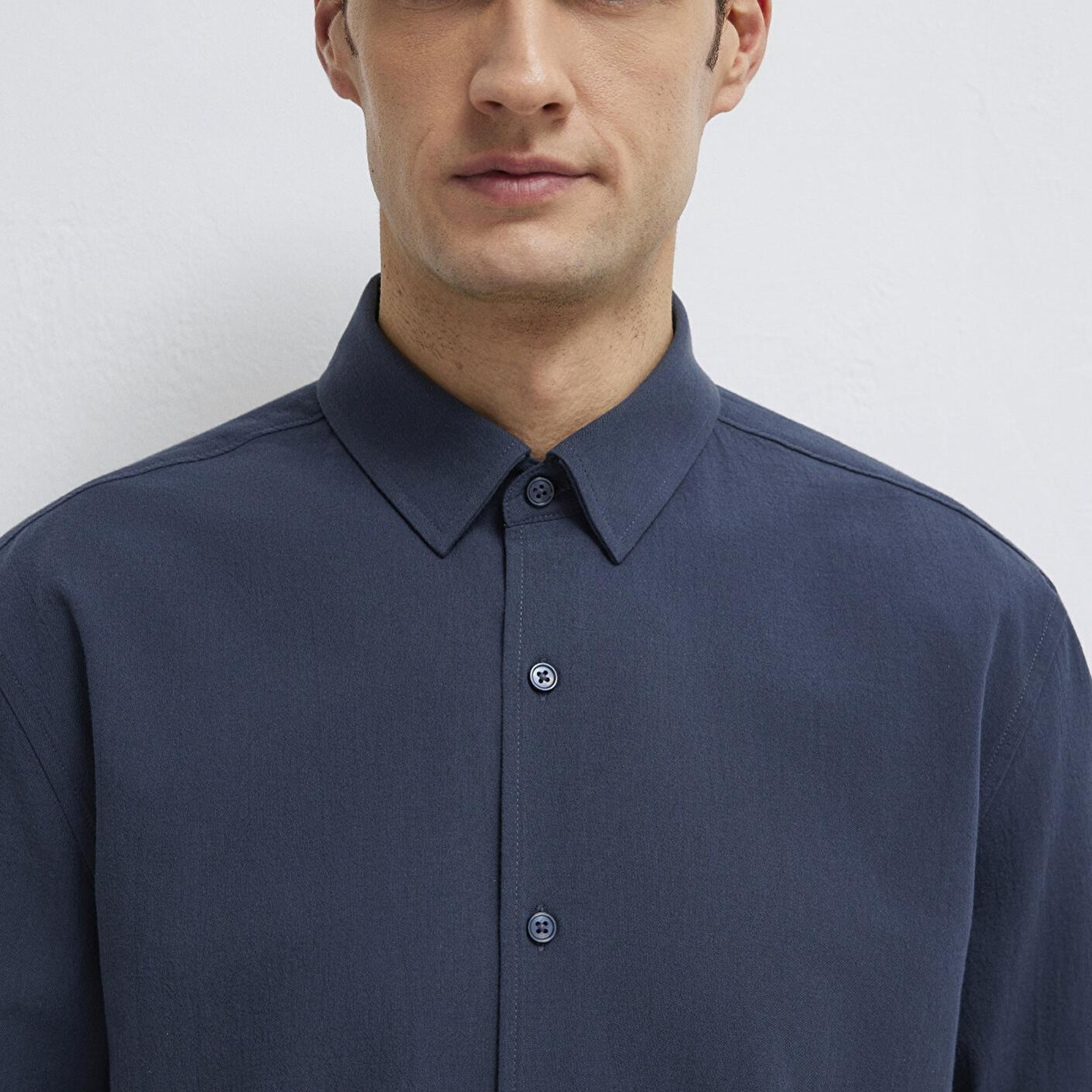 Mavi Lacivert Gömlek Regular Fit / Normal Kesim 0211554-87822