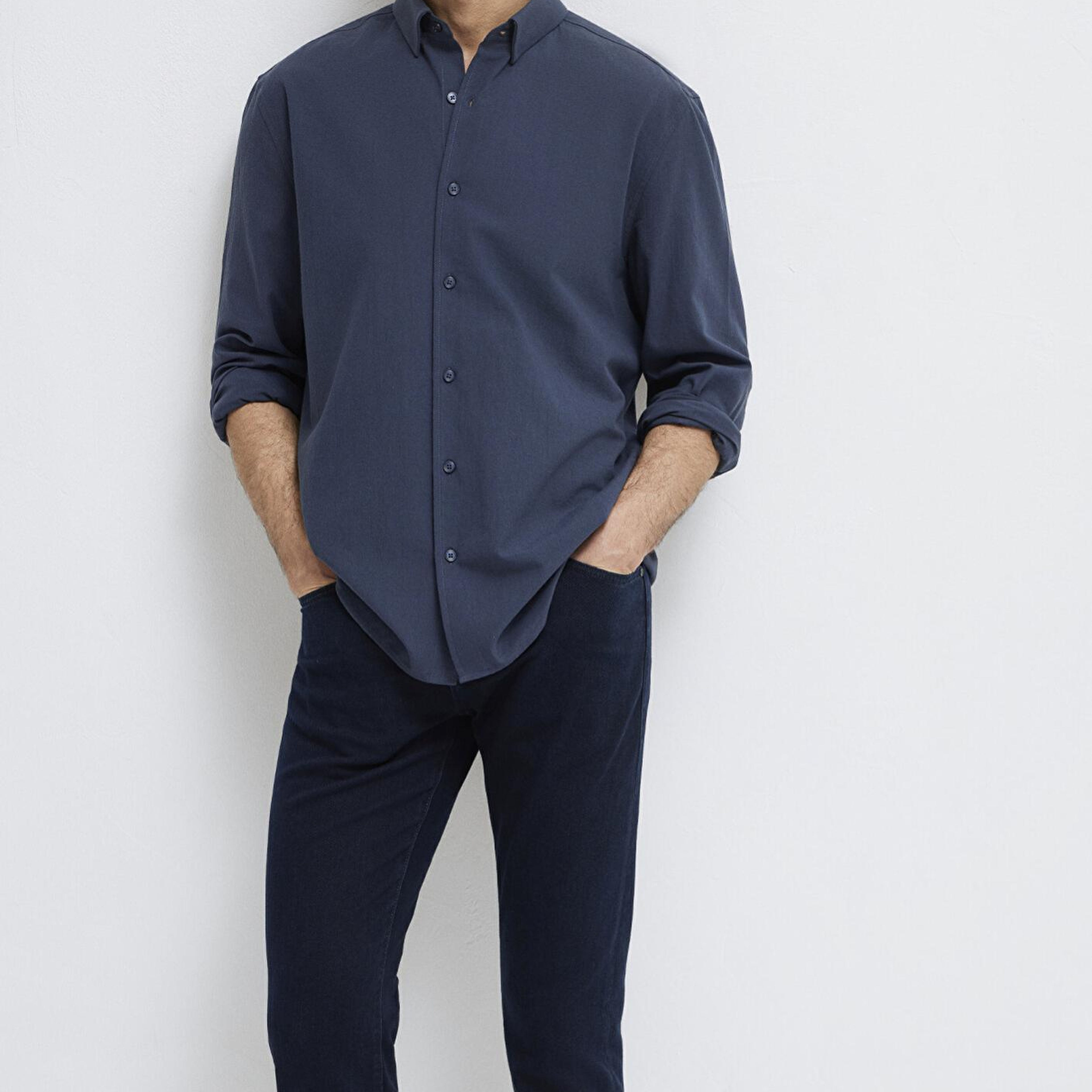 Mavi Lacivert Gömlek Regular Fit / Normal Kesim 0211554-87822