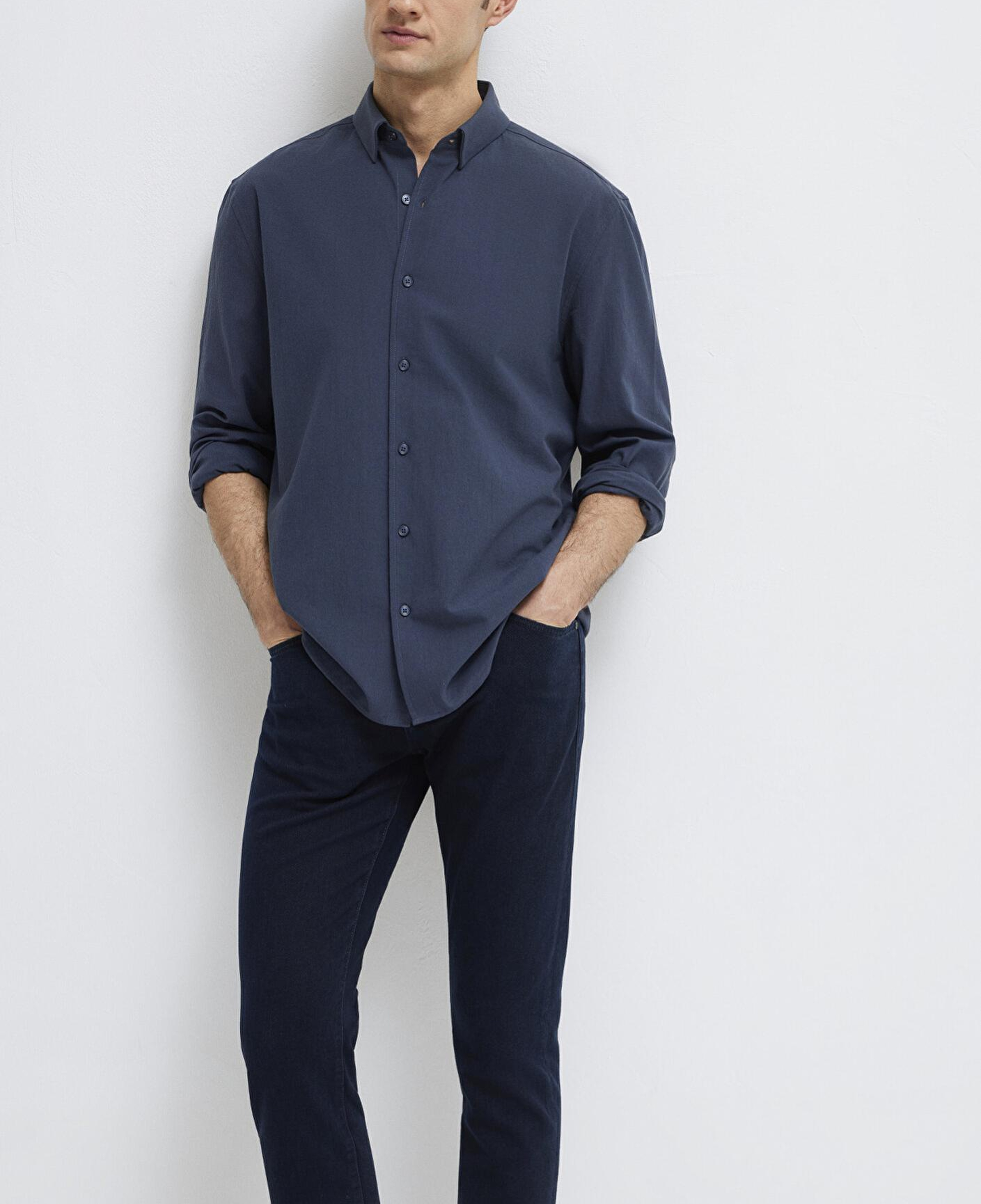 Mavi Lacivert Gömlek Regular Fit / Normal Kesim 0211554-87822