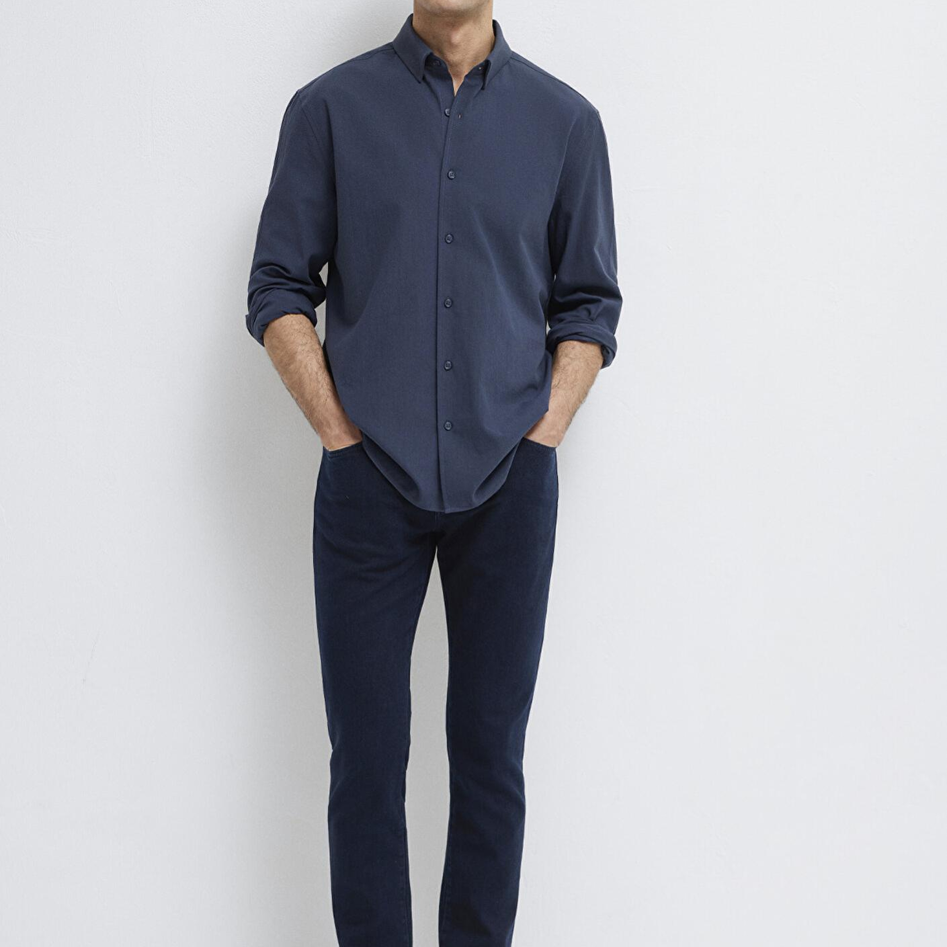 Mavi Lacivert Gömlek Regular Fit / Normal Kesim 0211554-87822