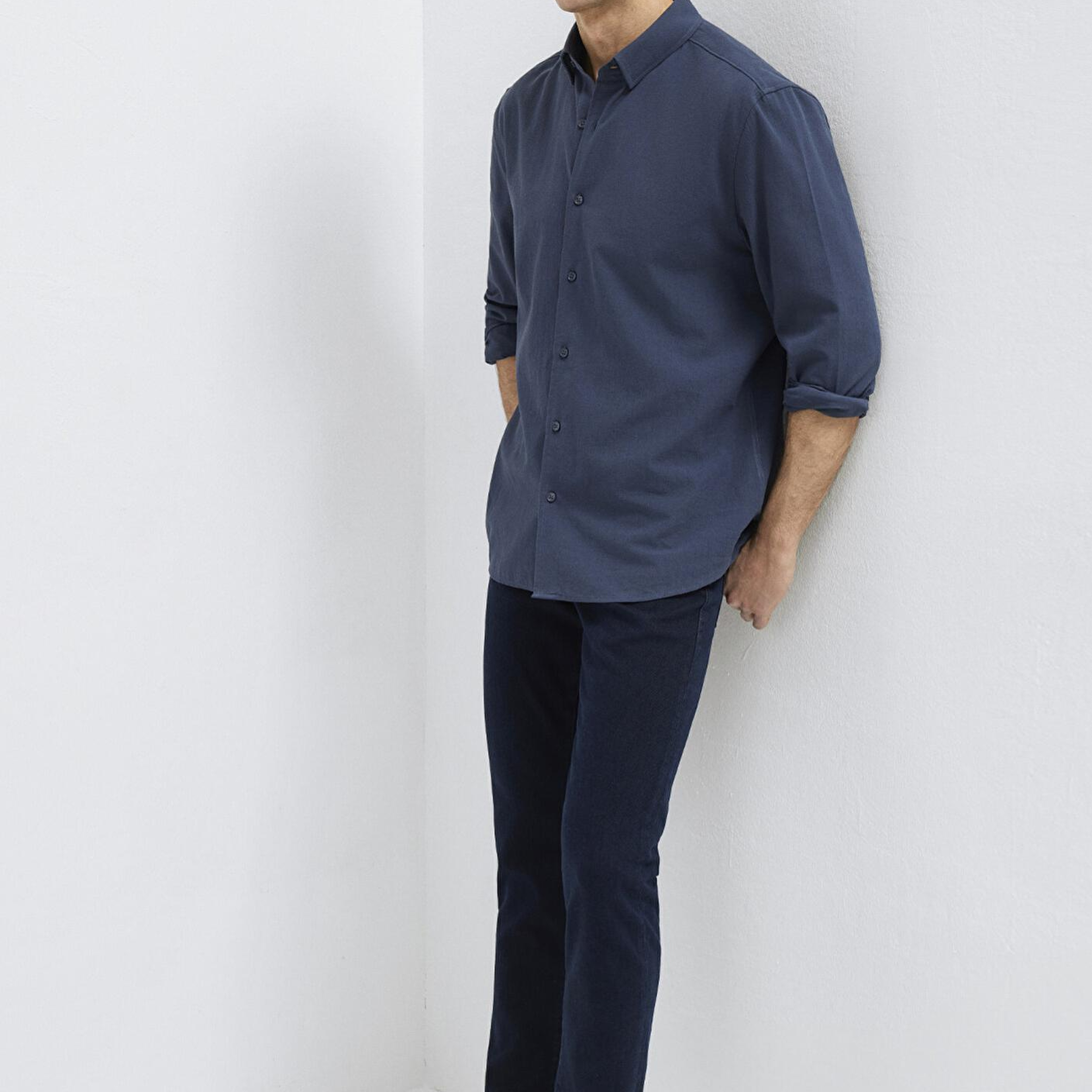 Mavi Lacivert Gömlek Regular Fit / Normal Kesim 0211554-87822