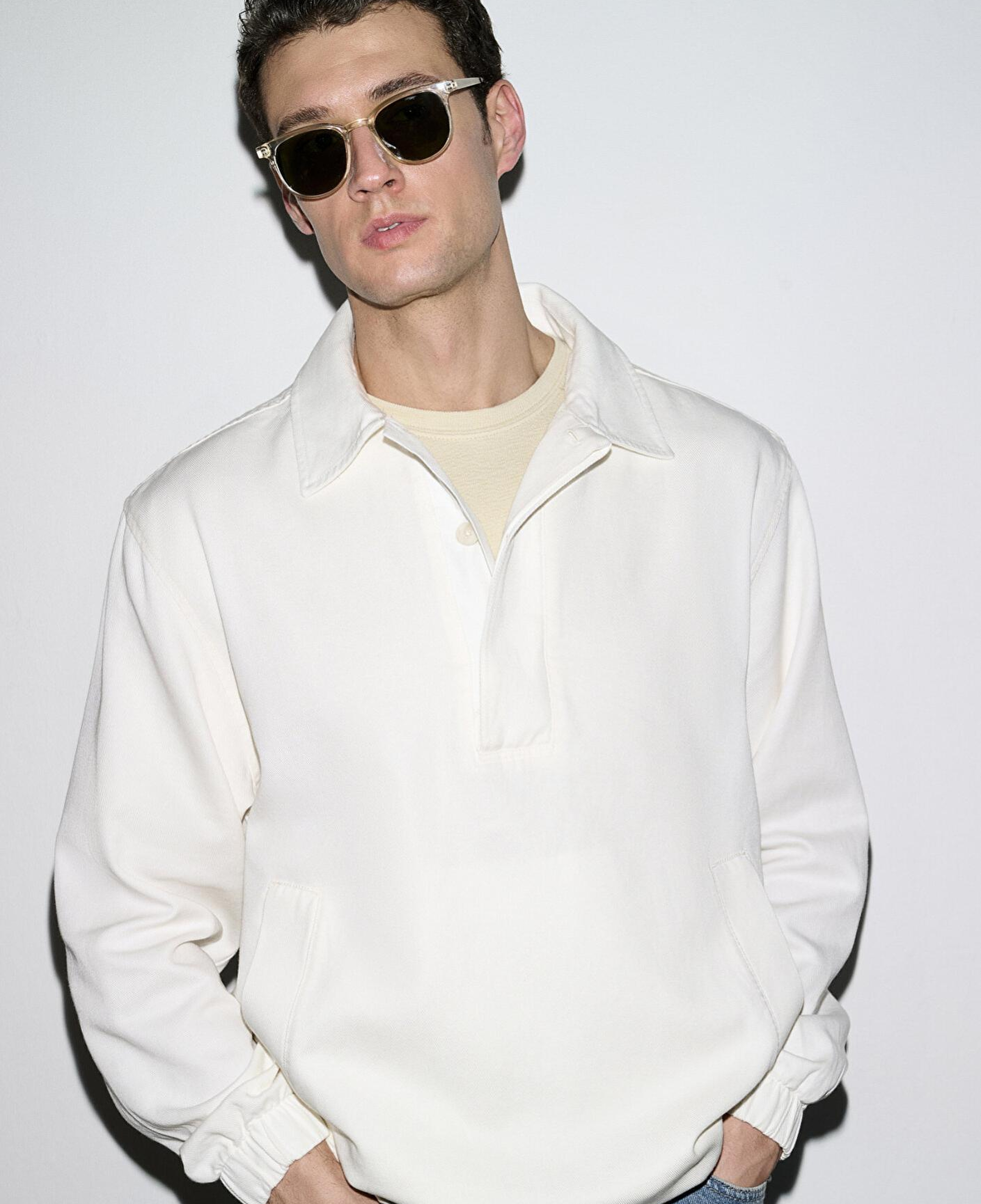 Mavi Ekru Polo Sweatshirt 0212008-80194