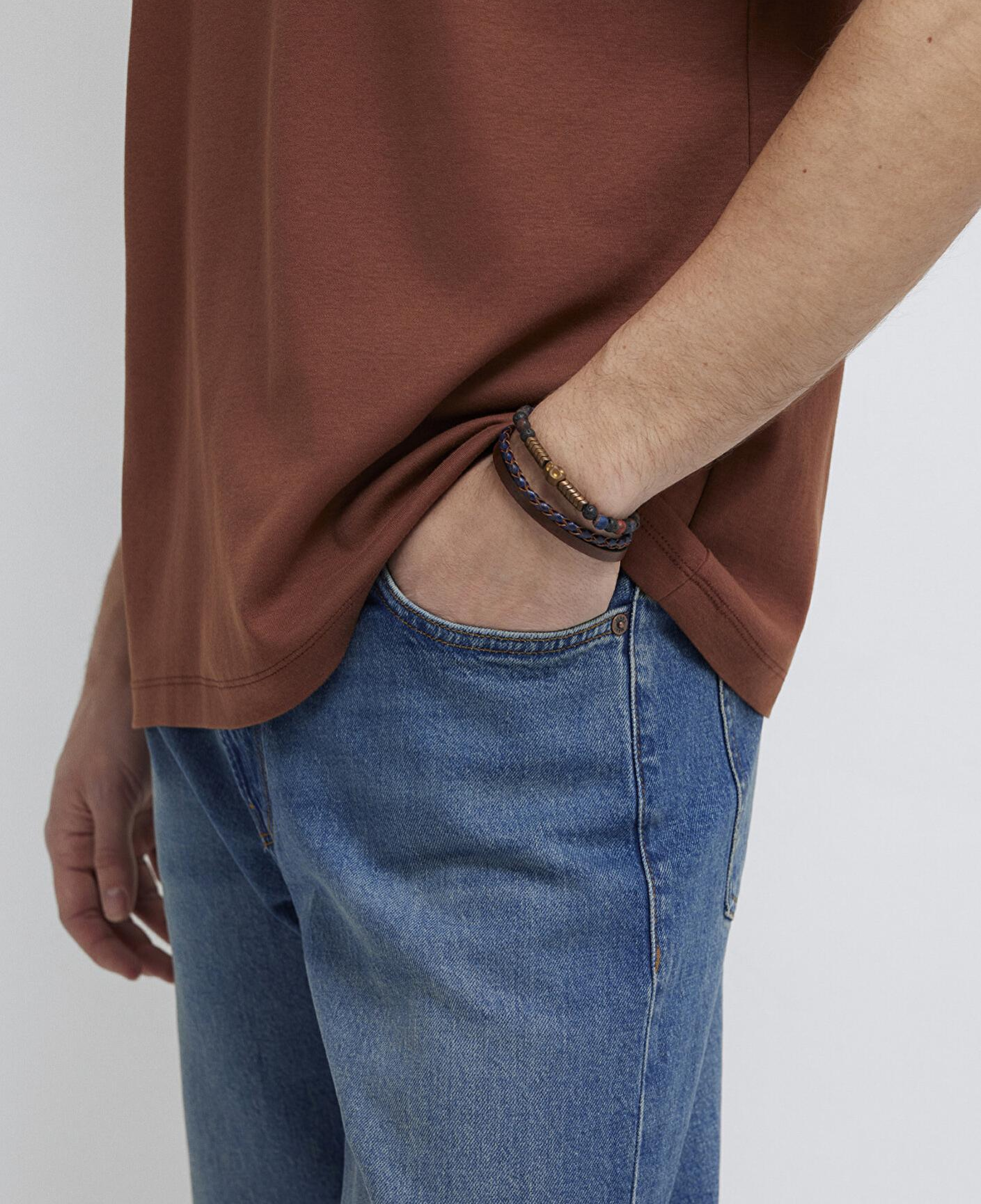 Mavi 2li Kahverengi Bileklik 0912292-24367