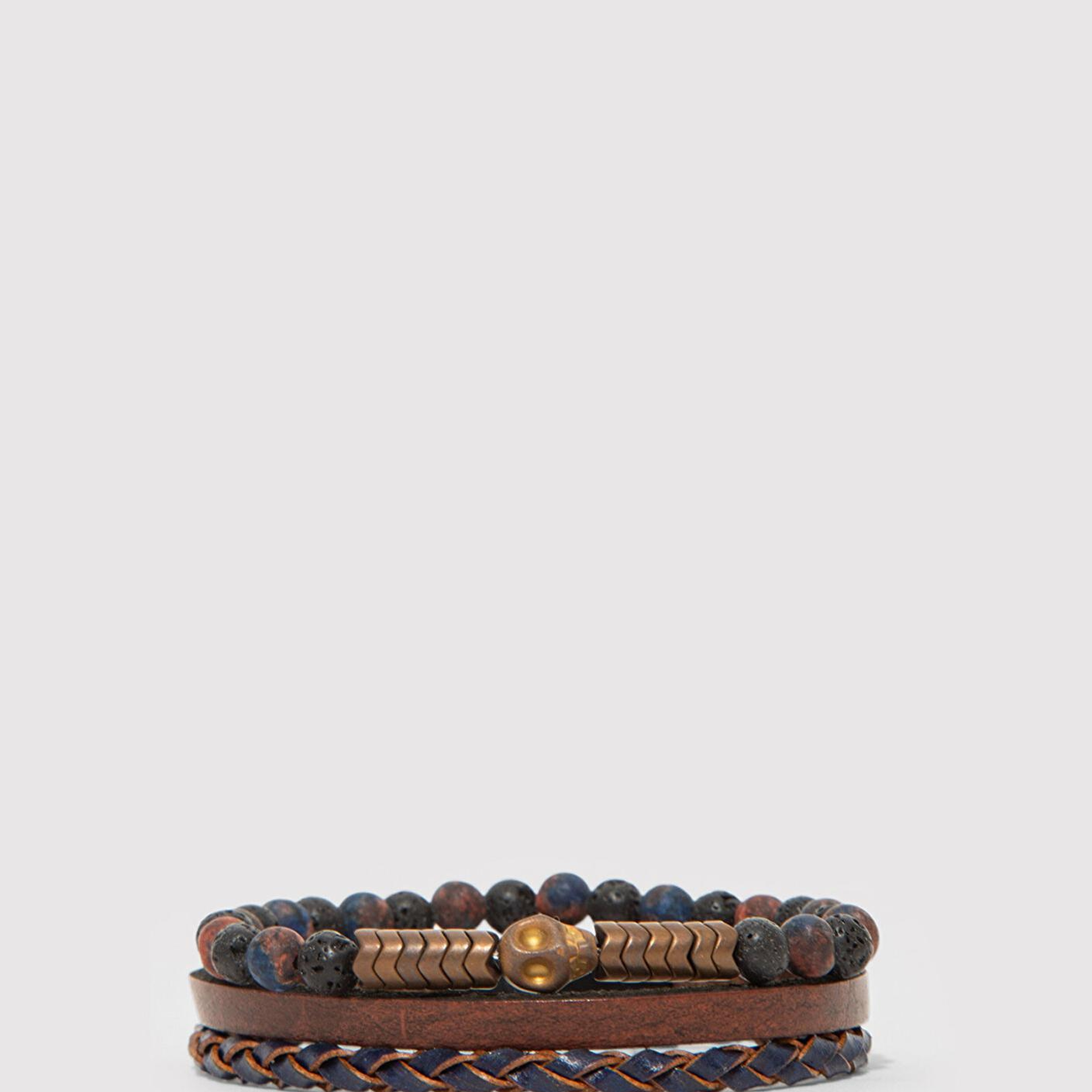 Mavi 2li Kahverengi Bileklik 0912292-24367