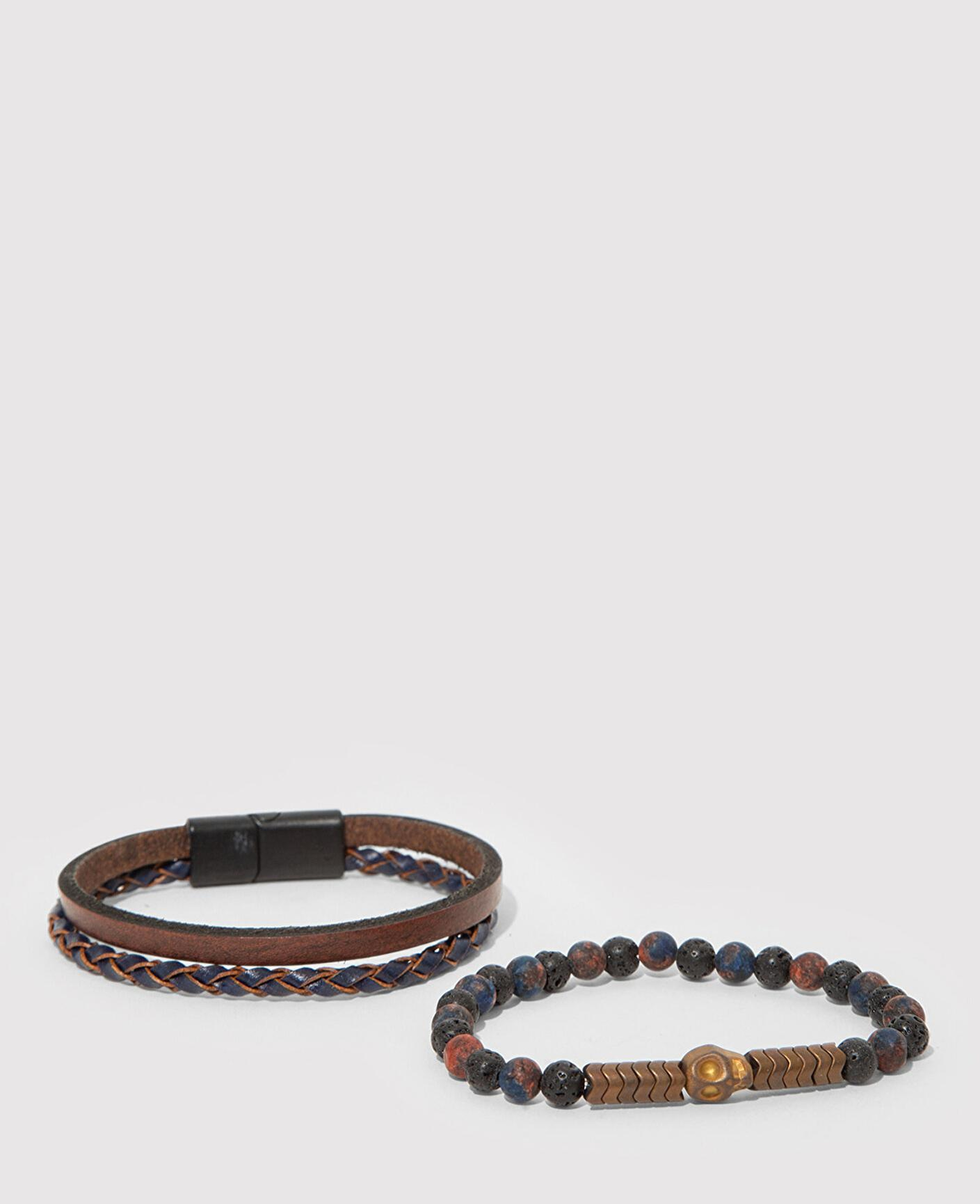 Mavi 2li Kahverengi Bileklik 0912292-24367