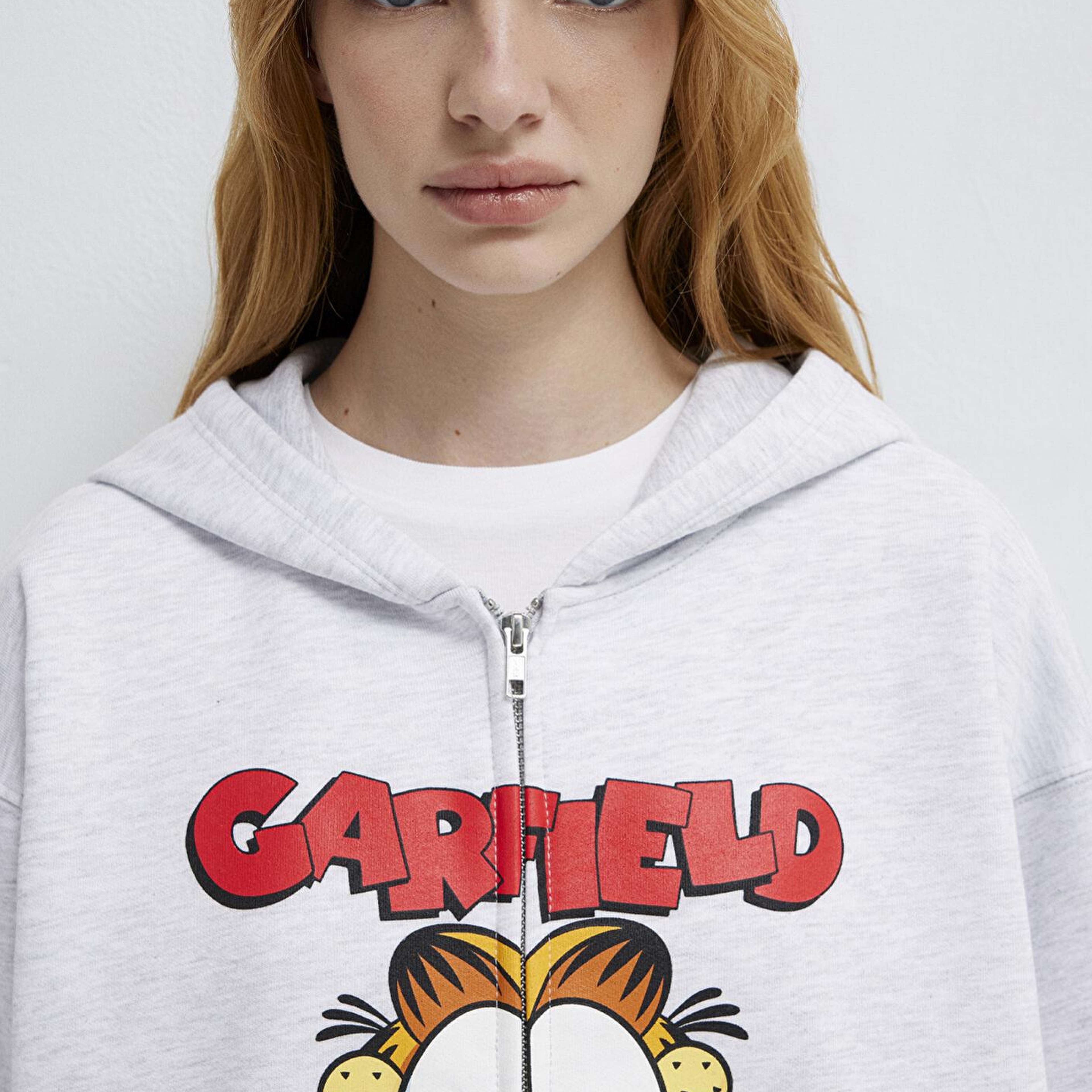 Mavi Garfield Baskılı Gri Sweatshirt 1S10527-88467