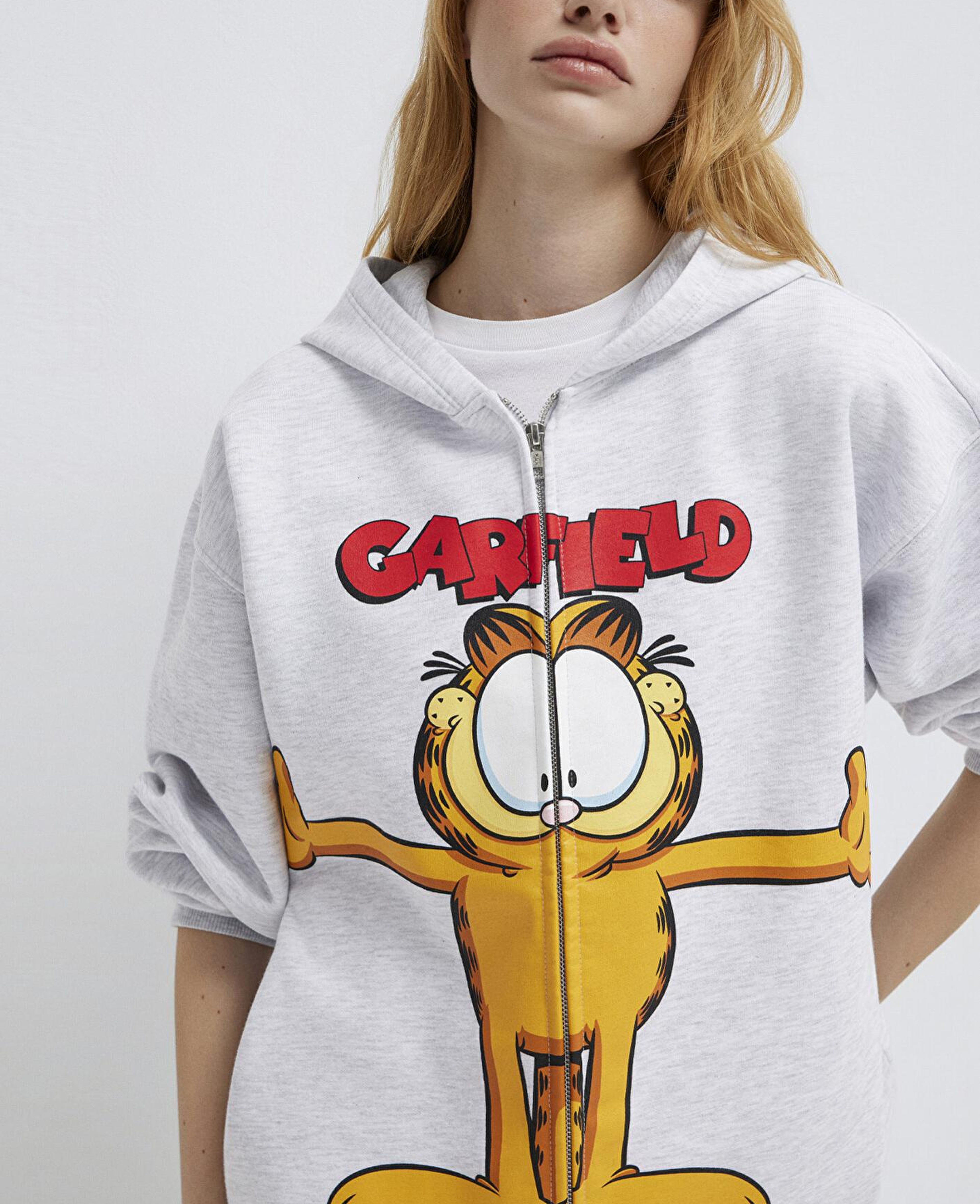 Mavi Garfield Baskılı Gri Sweatshirt 1S10527-88467