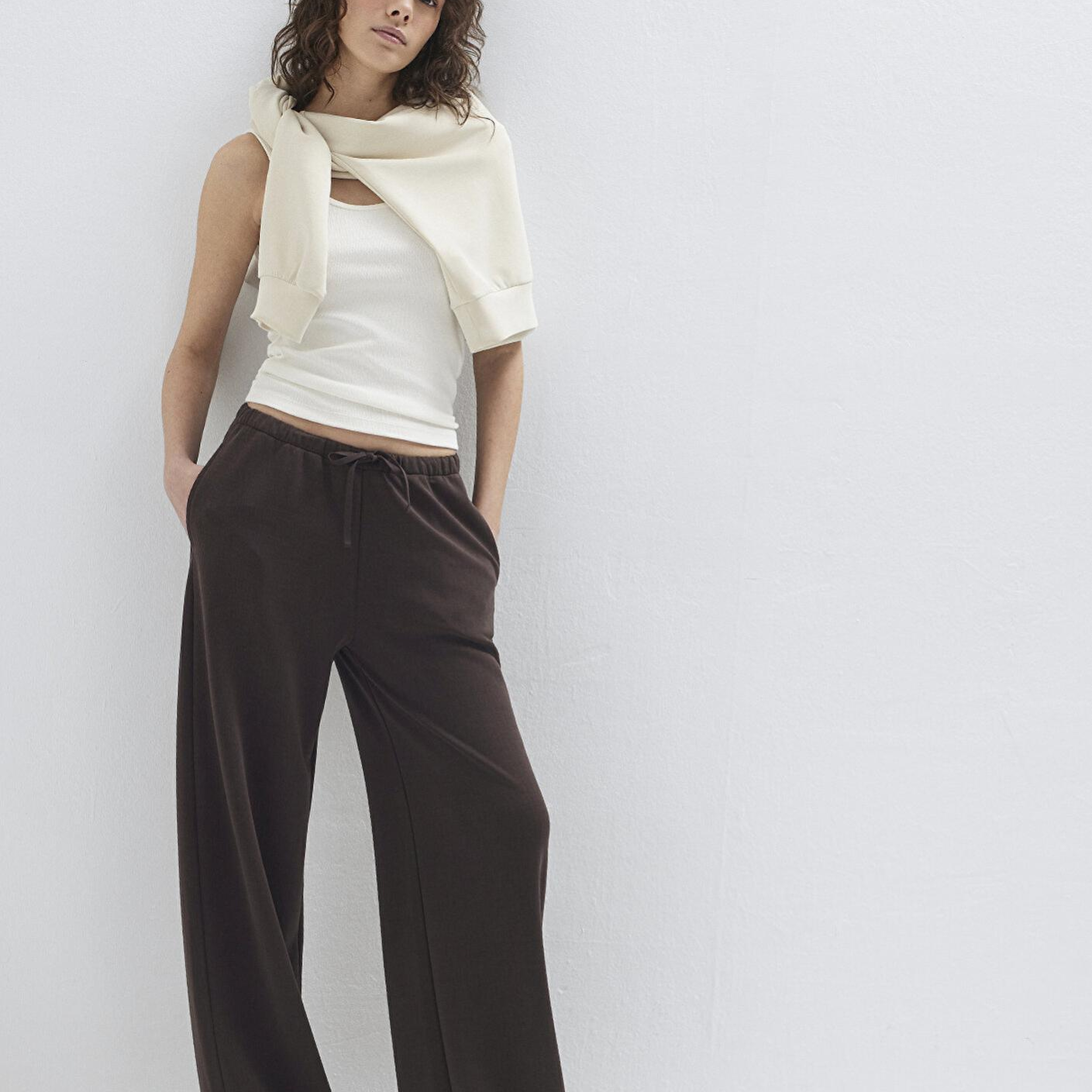 Mavi Geniş PaçaKahverengi Eşofman Altı 1011177-70240