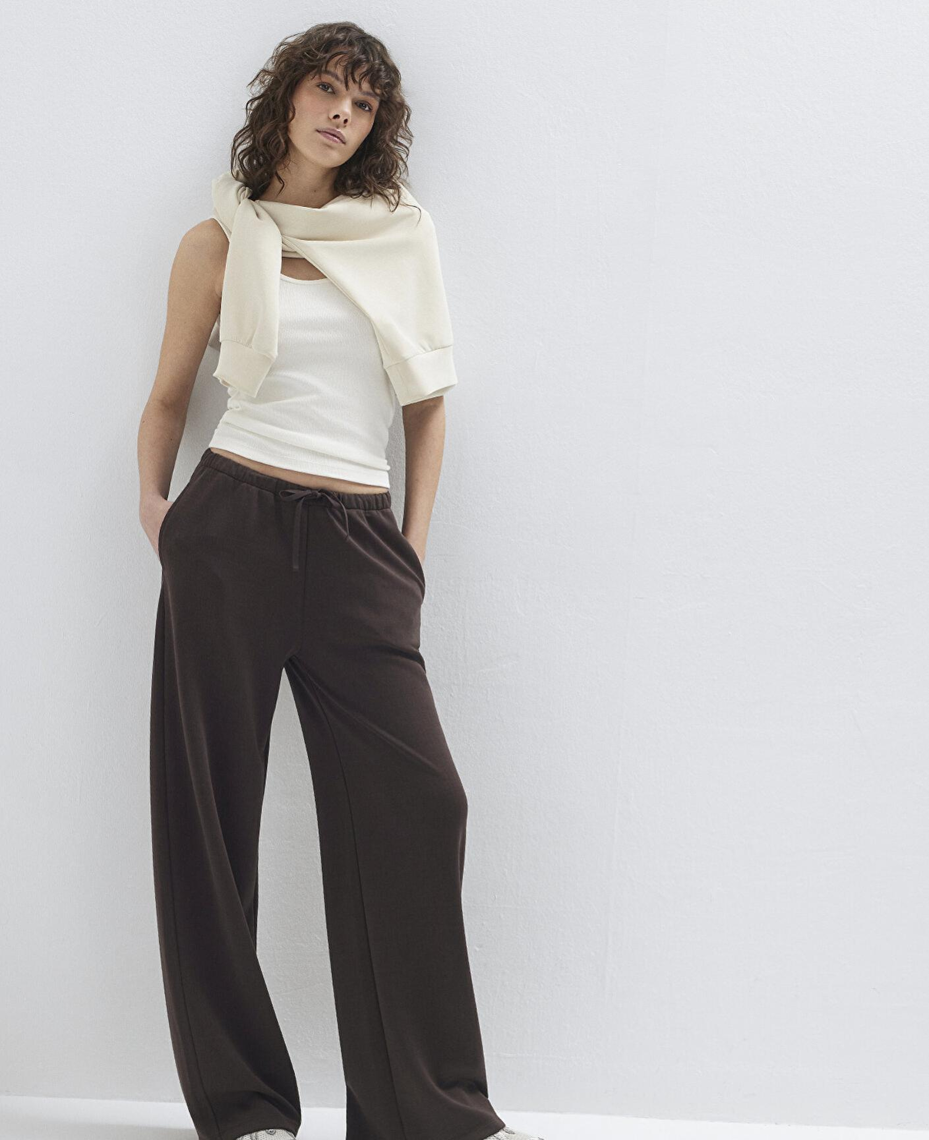 Mavi Geniş PaçaKahverengi Eşofman Altı 1011177-70240