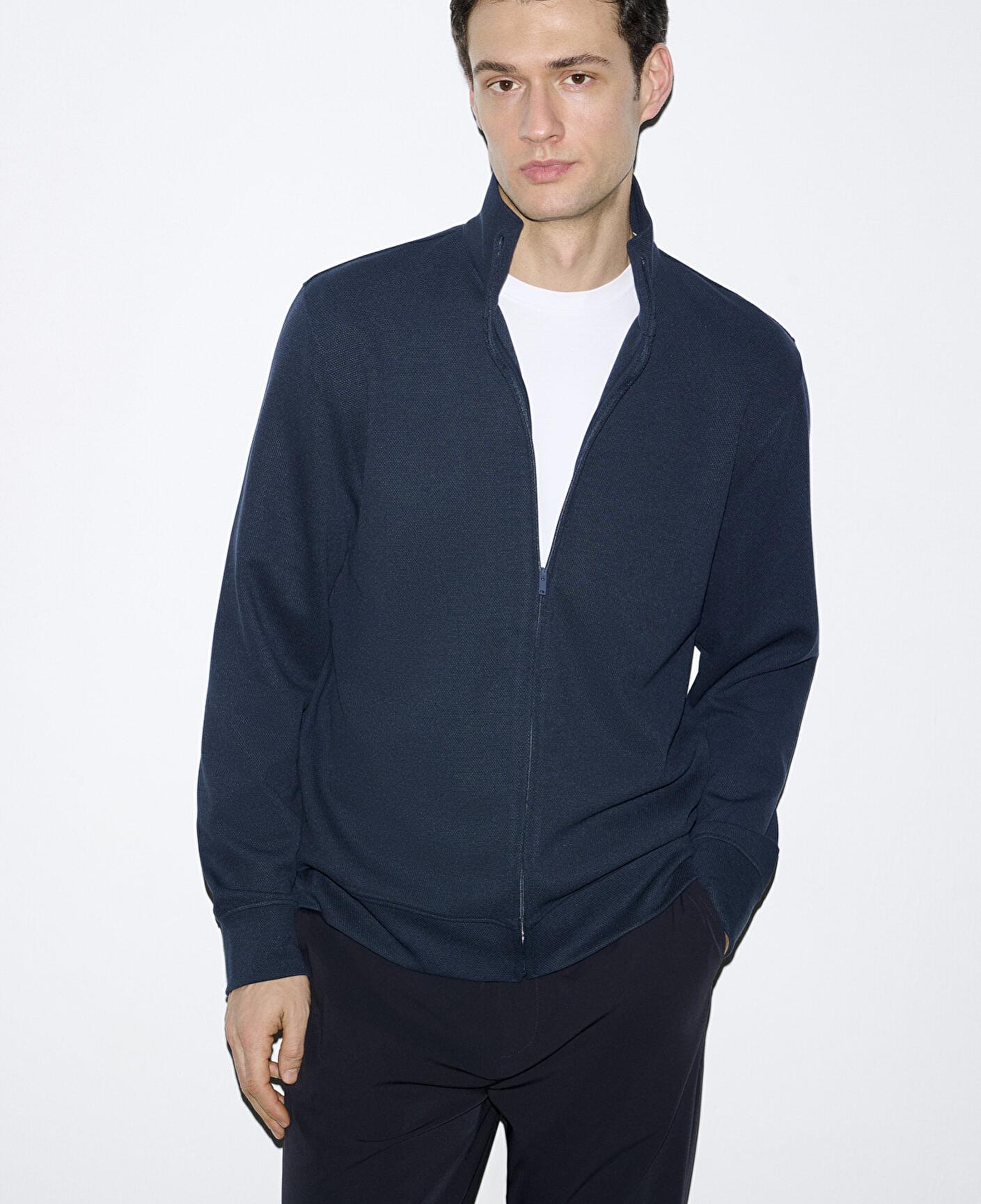 Mavi Esnek Lacivert Travel Sweatshirt 0S10560-70497