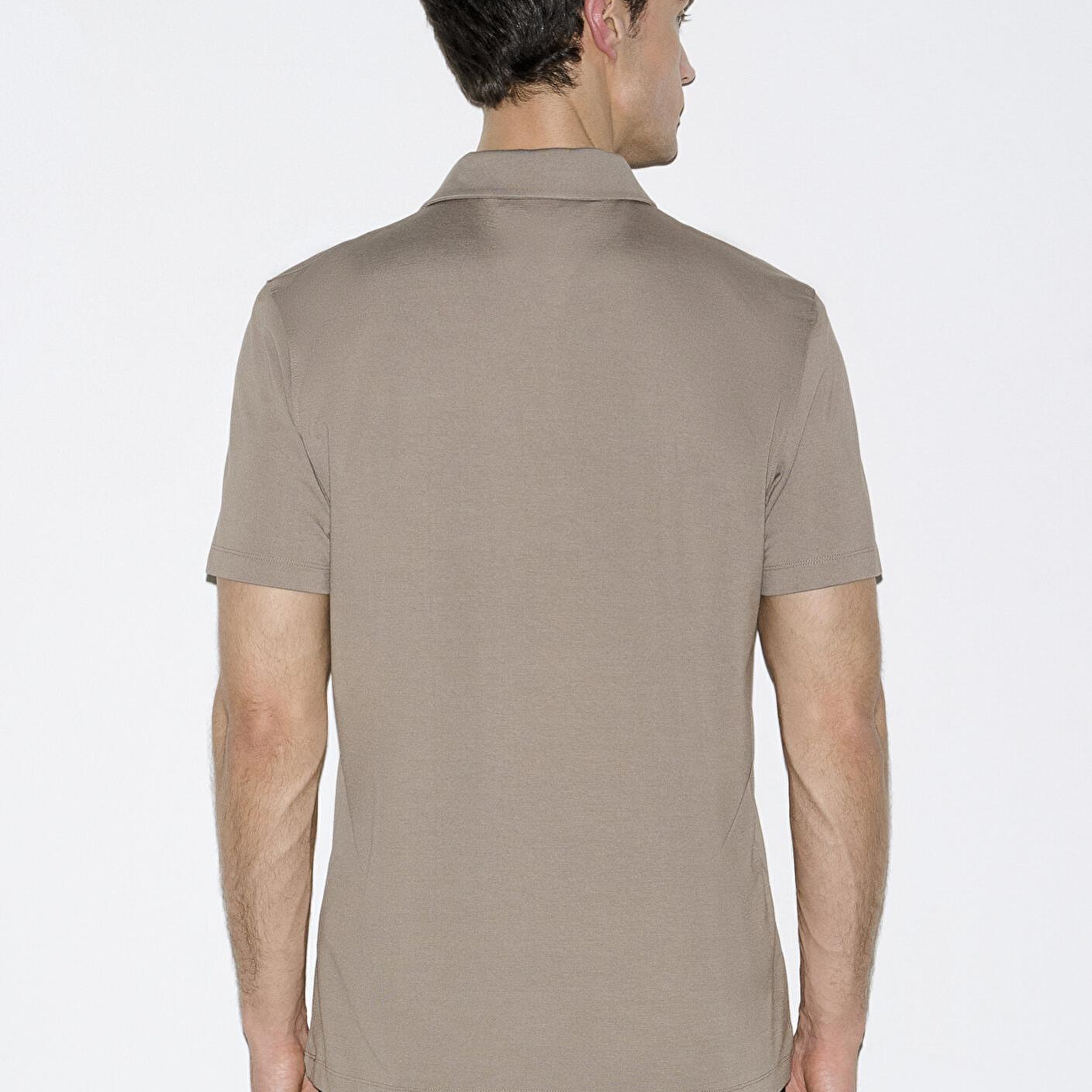 Mavi Hafif ve Esnek Kahverengi Travel Polo Tişört Regular Fit / Normal Kesim 0613225-70352