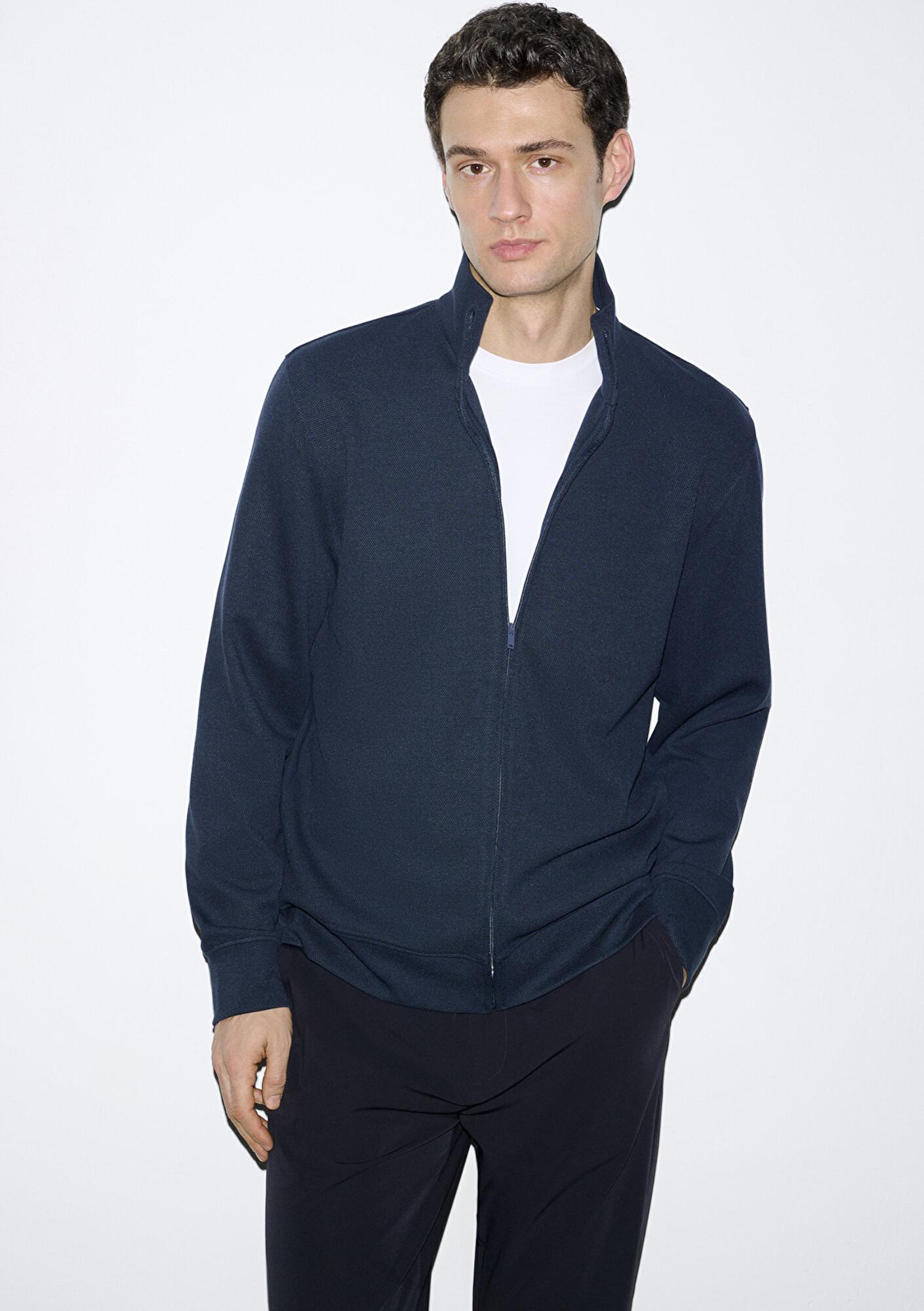 Mavi Esnek Lacivert Travel Sweatshirt 0S10560-70497