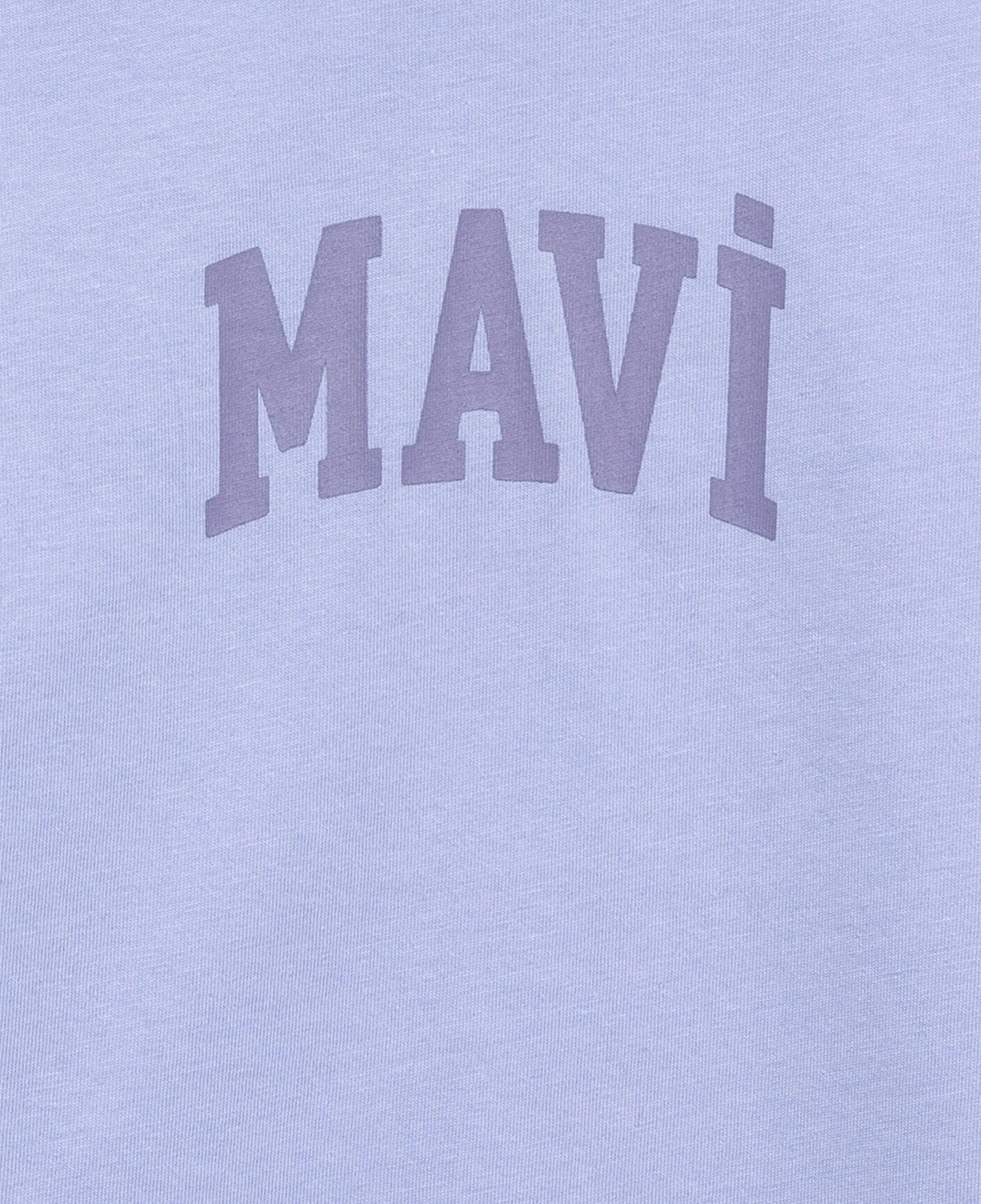 Mavi Mavi Baskılı Mor Tişört Loose Fit / Bol Rahat Kesim 7610467-70545