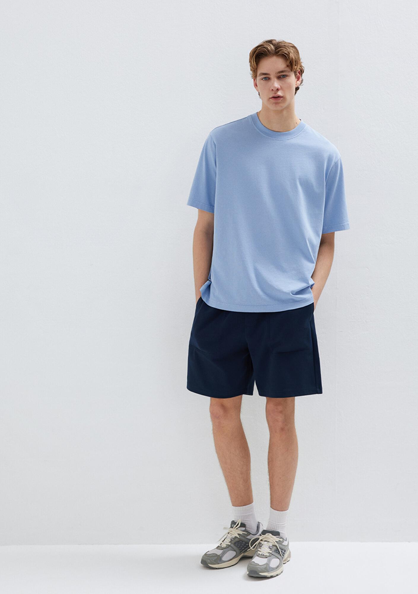 Mavi MVJNS Baskılı Lacivert Şort 0010586-82318