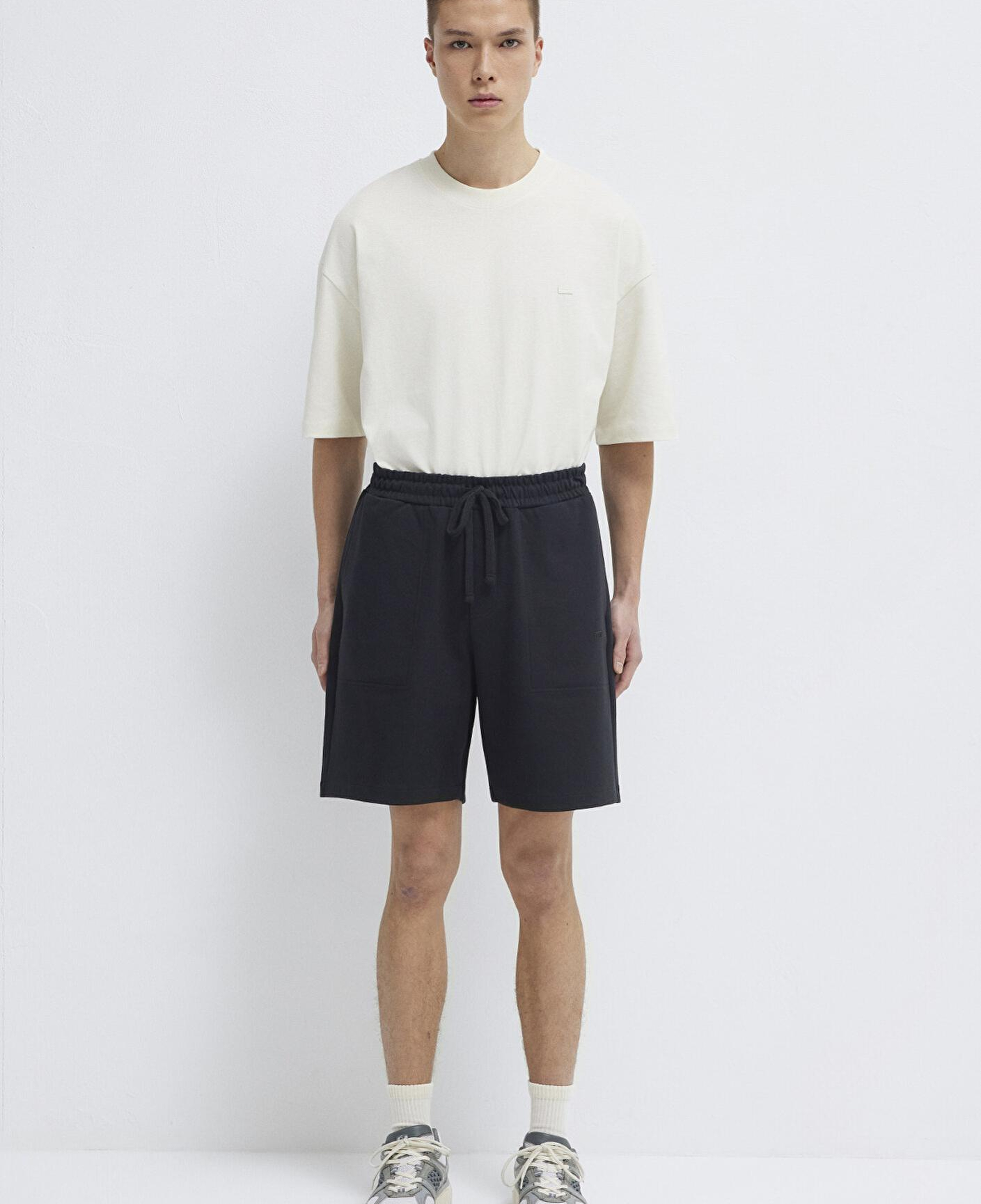 Mavi MVJNS Baskılı Siyah Şort 0010586-900