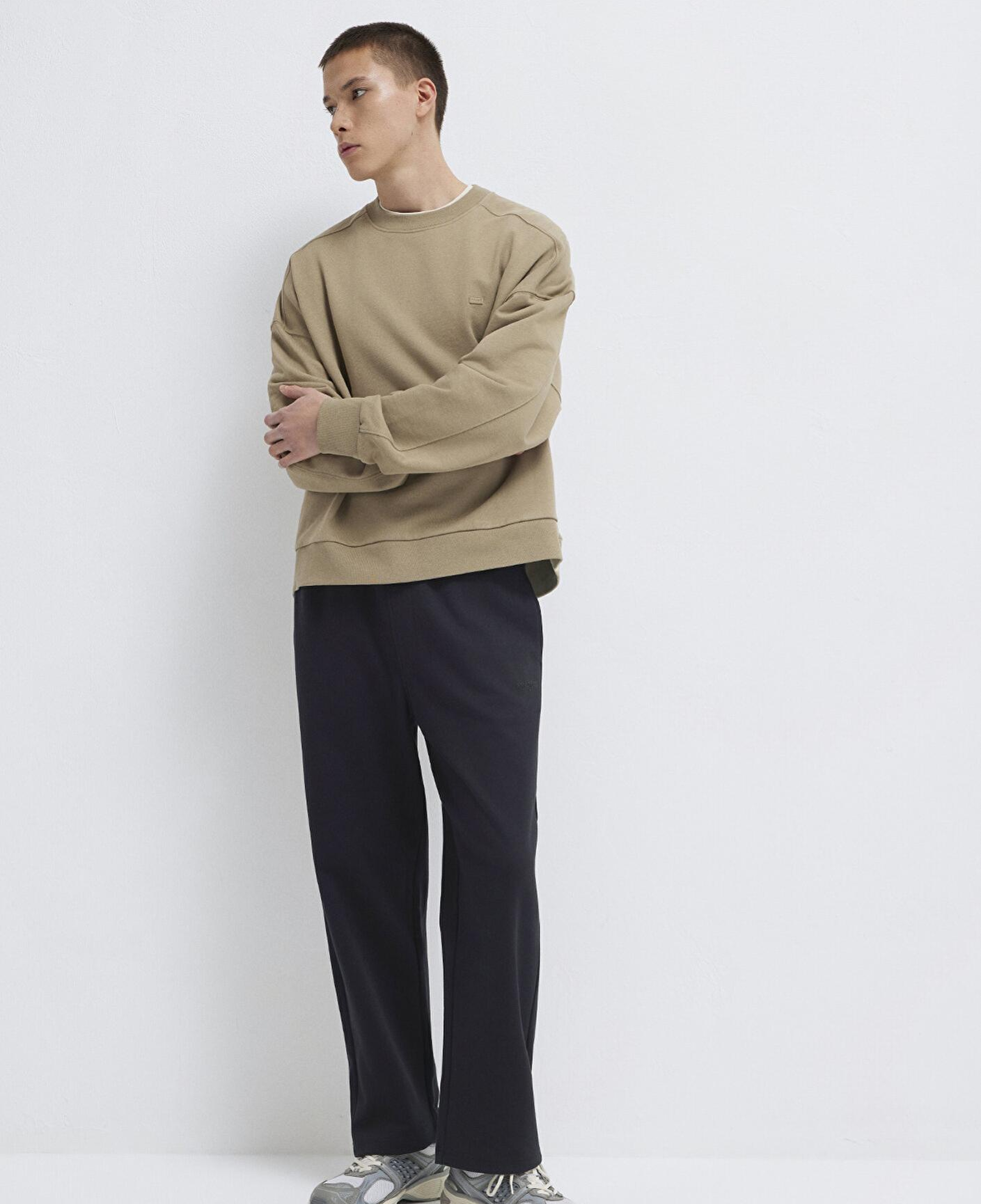 Mavi İnterlok Siyah Eşofman Altı 0010585-900