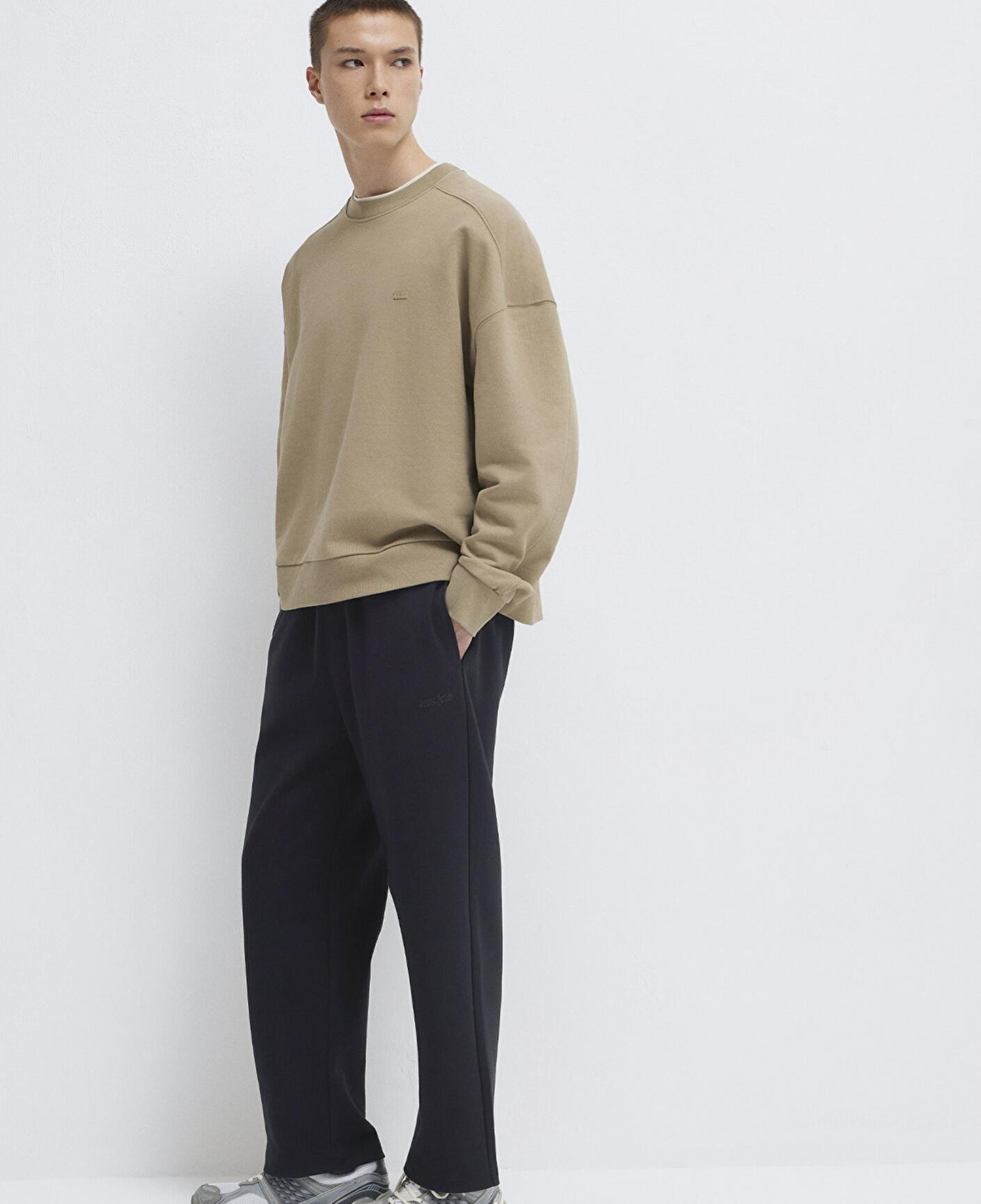 Mavi İnterlok Siyah Eşofman Altı 0010585-900