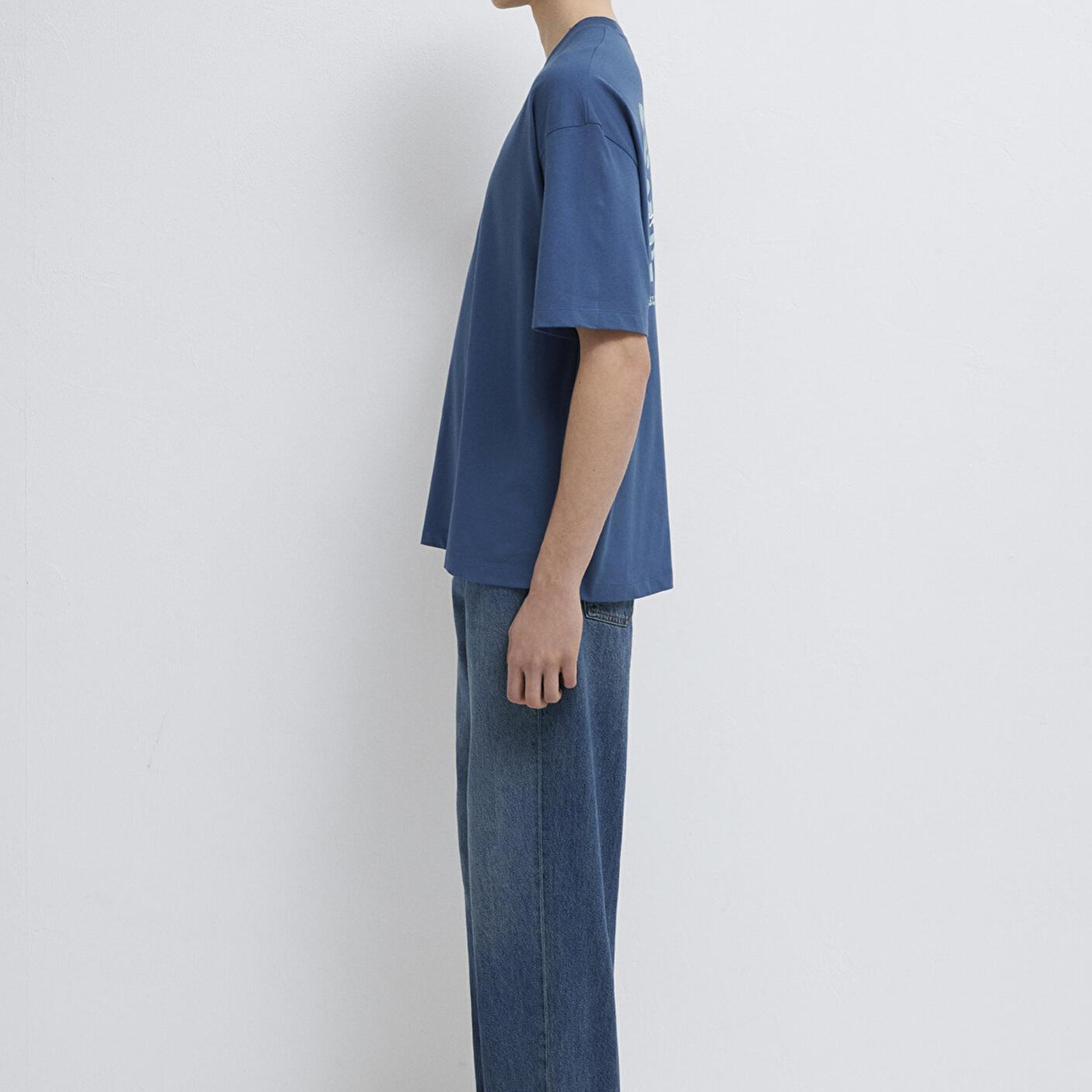 Mavi Cape Town Baskılı Lacivert Tişört Oversize / Geniş Kesim 0613297-70718