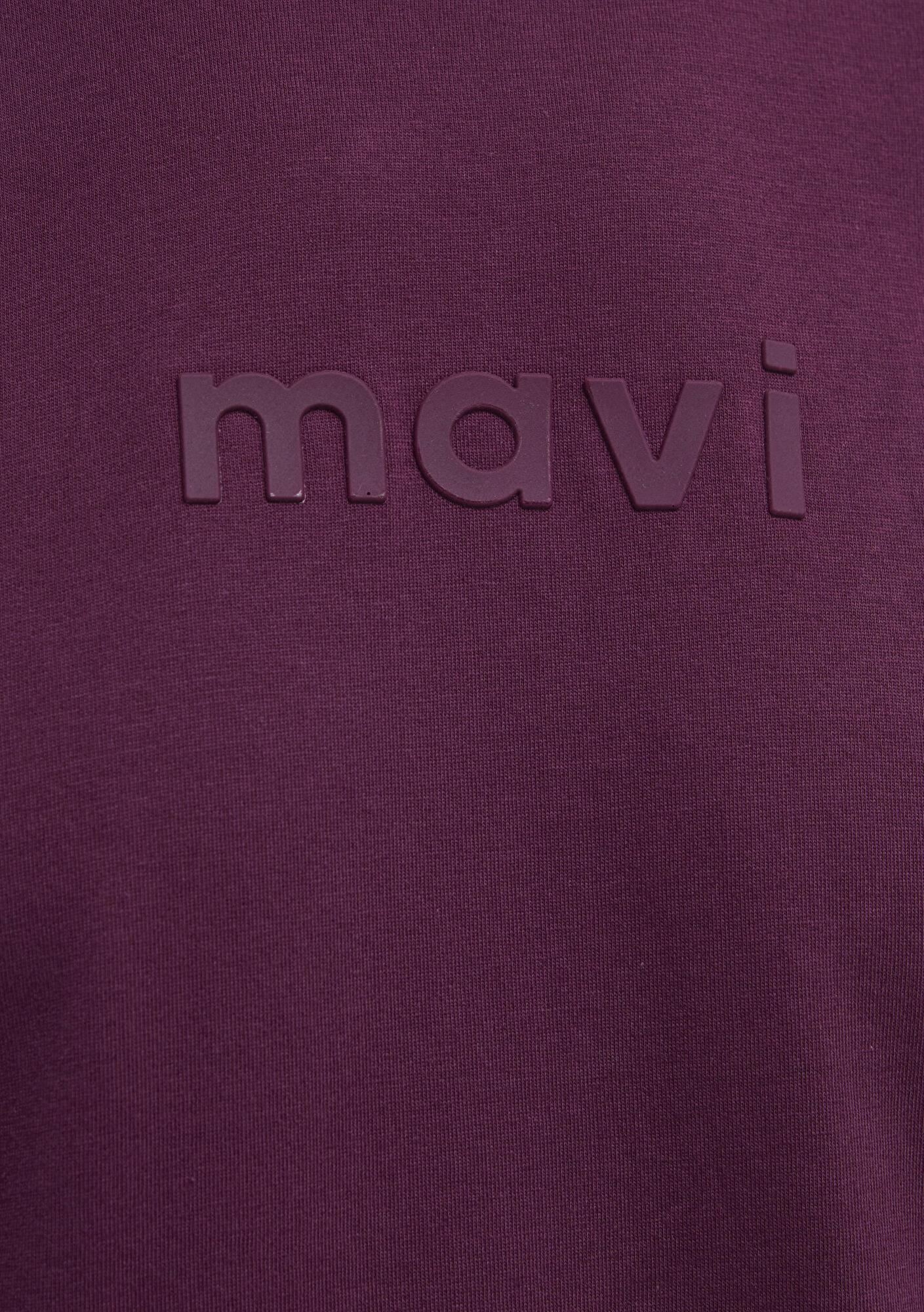 Mavi Mavi Logo Baskılı Mor Tişört Regular Fit / Normal Kesim 0612732-70670