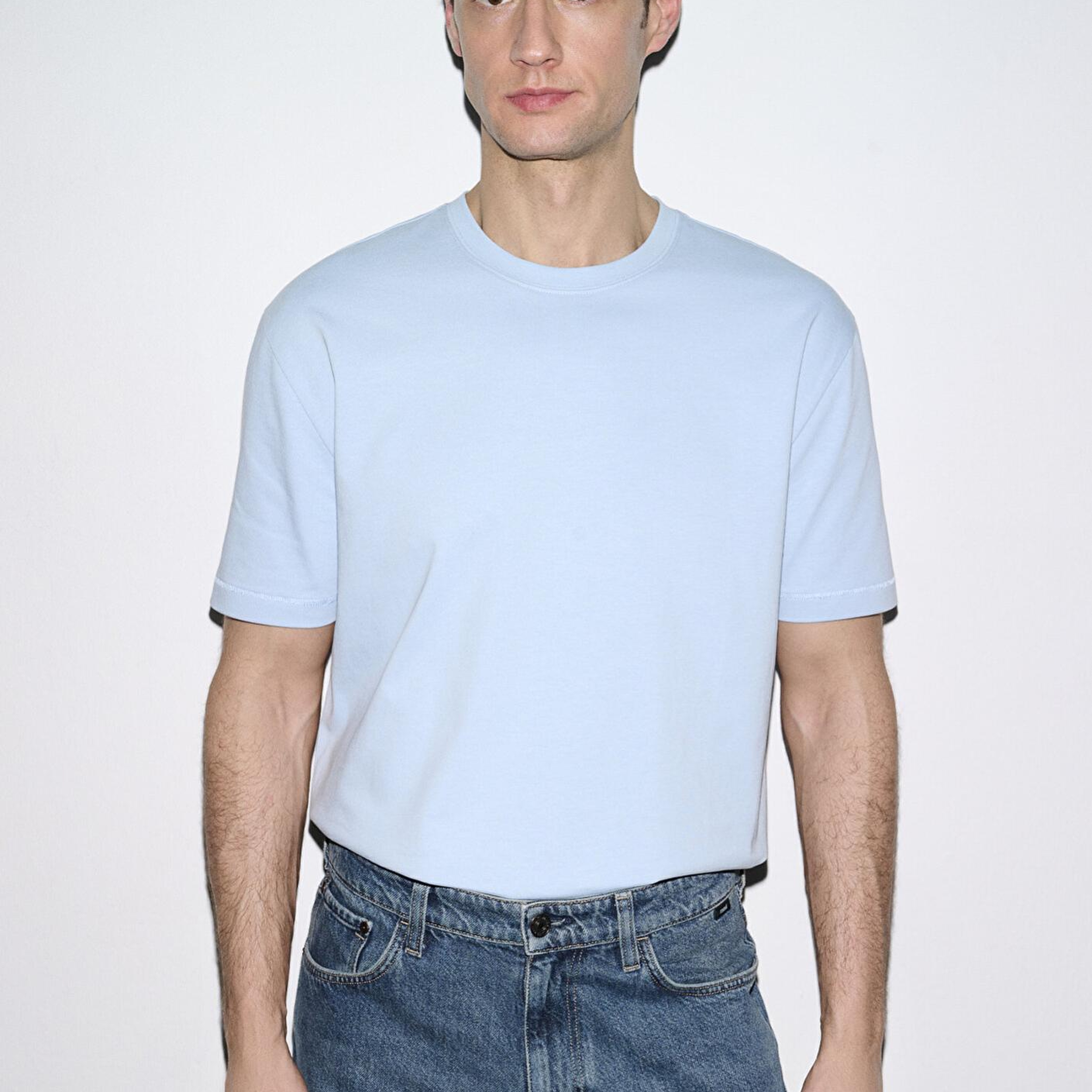 Mavi Mavi Basic Tişört Loose Fit / Bol Rahat Kesim 0612269-70813