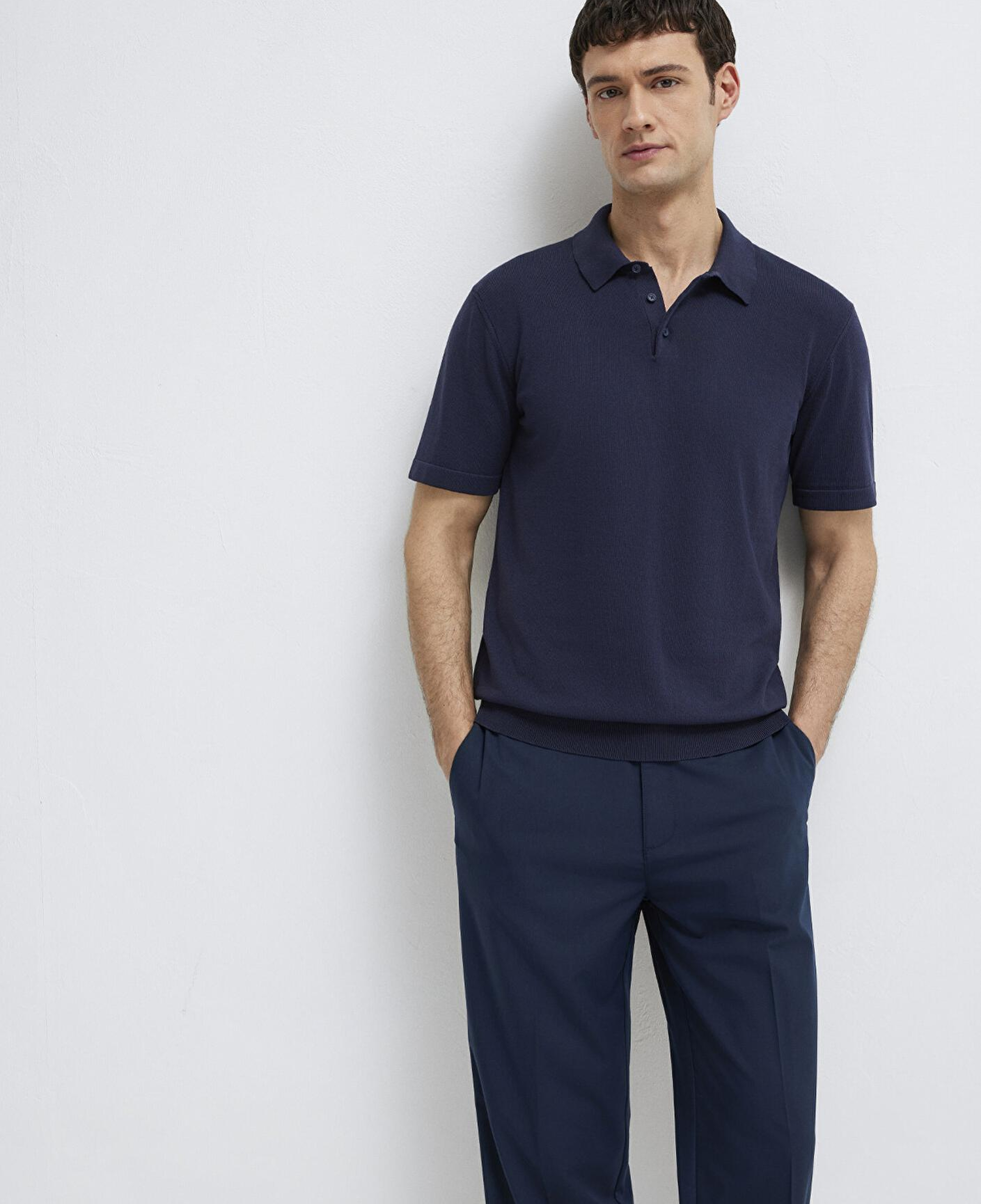 Mavi Lacivert Triko Polo 0710248-83699