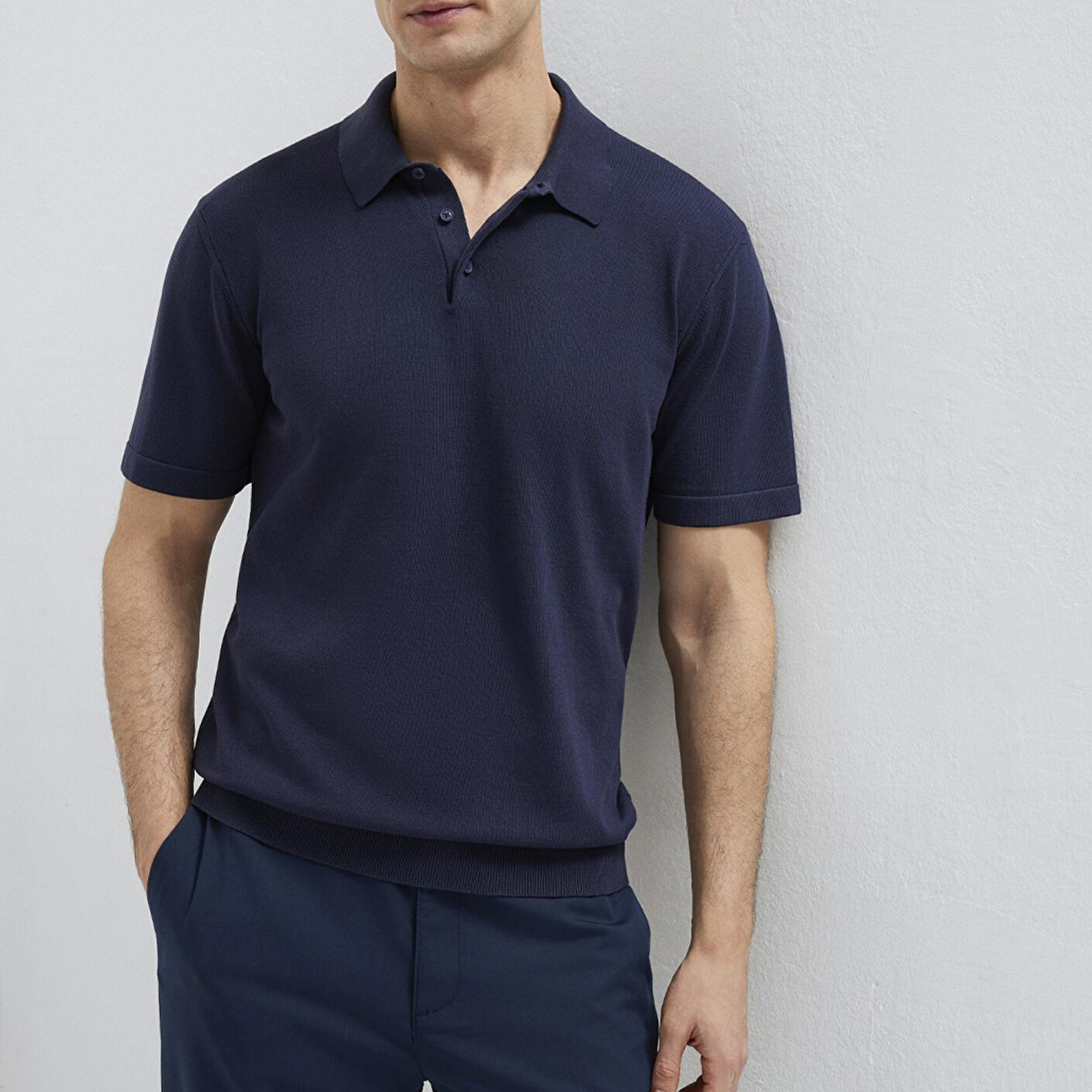 Mavi Lacivert Triko Polo 0710248-83699