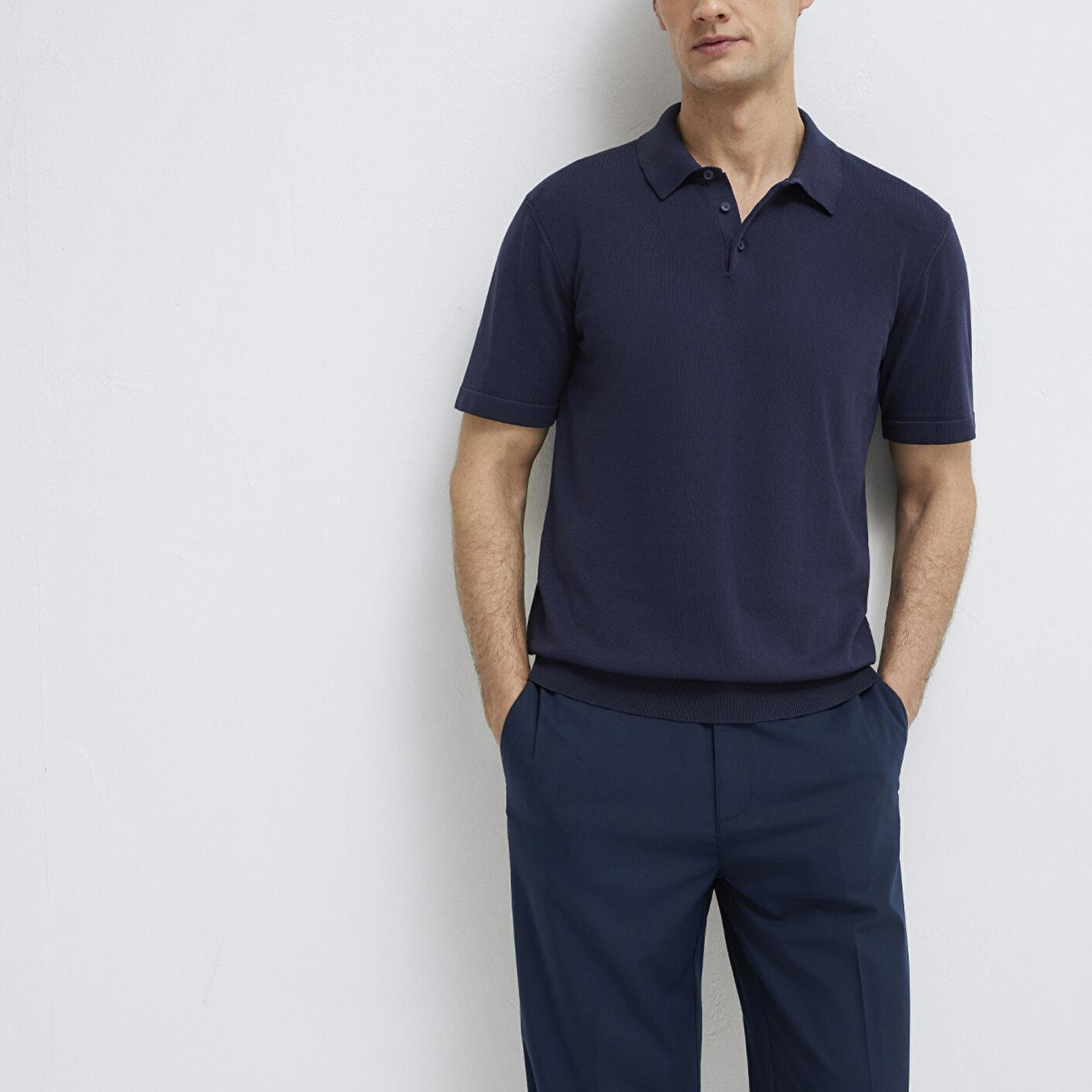 Mavi Lacivert Triko Polo 0710248-83699