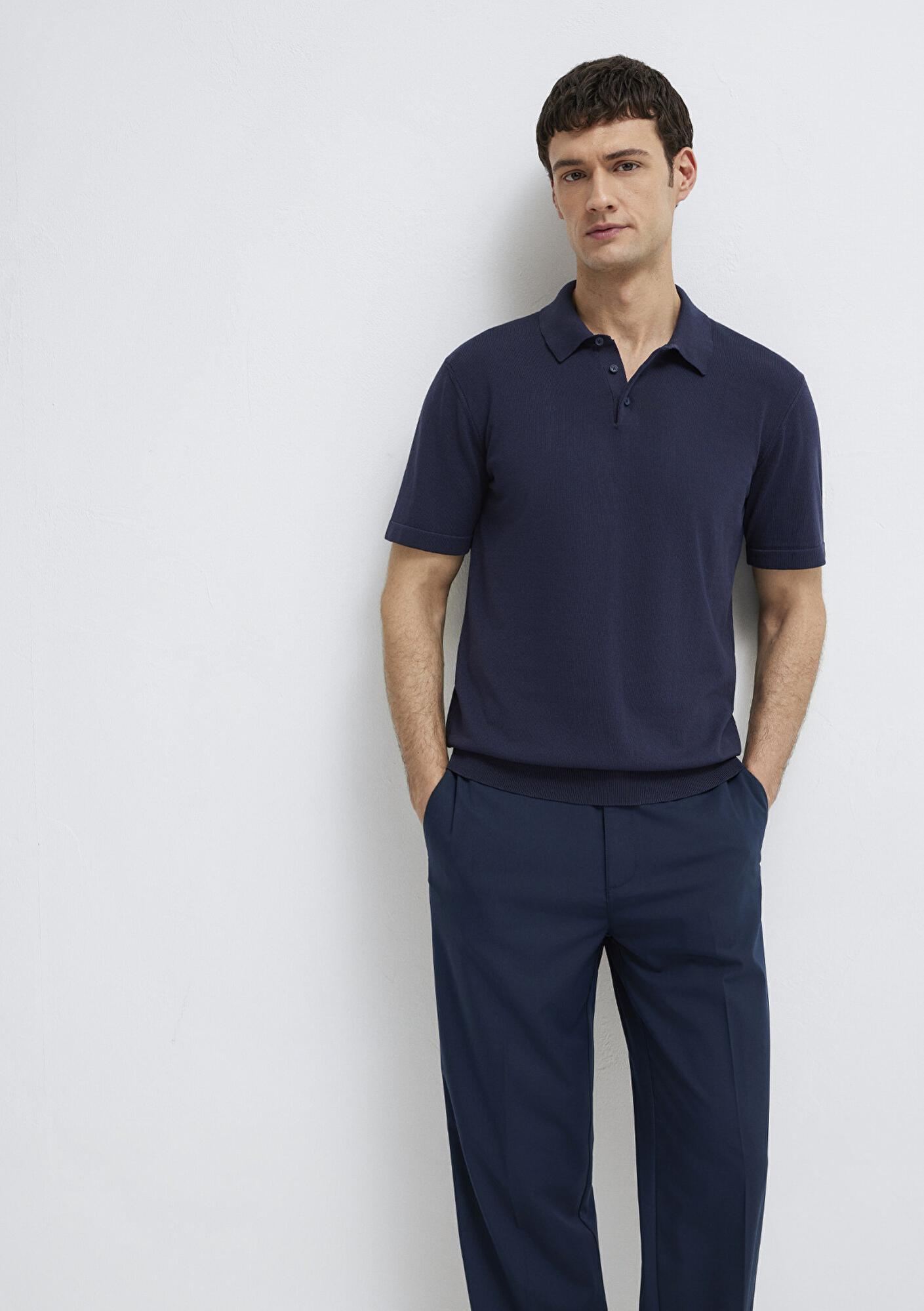 Mavi Lacivert Triko Polo 0710248-83699