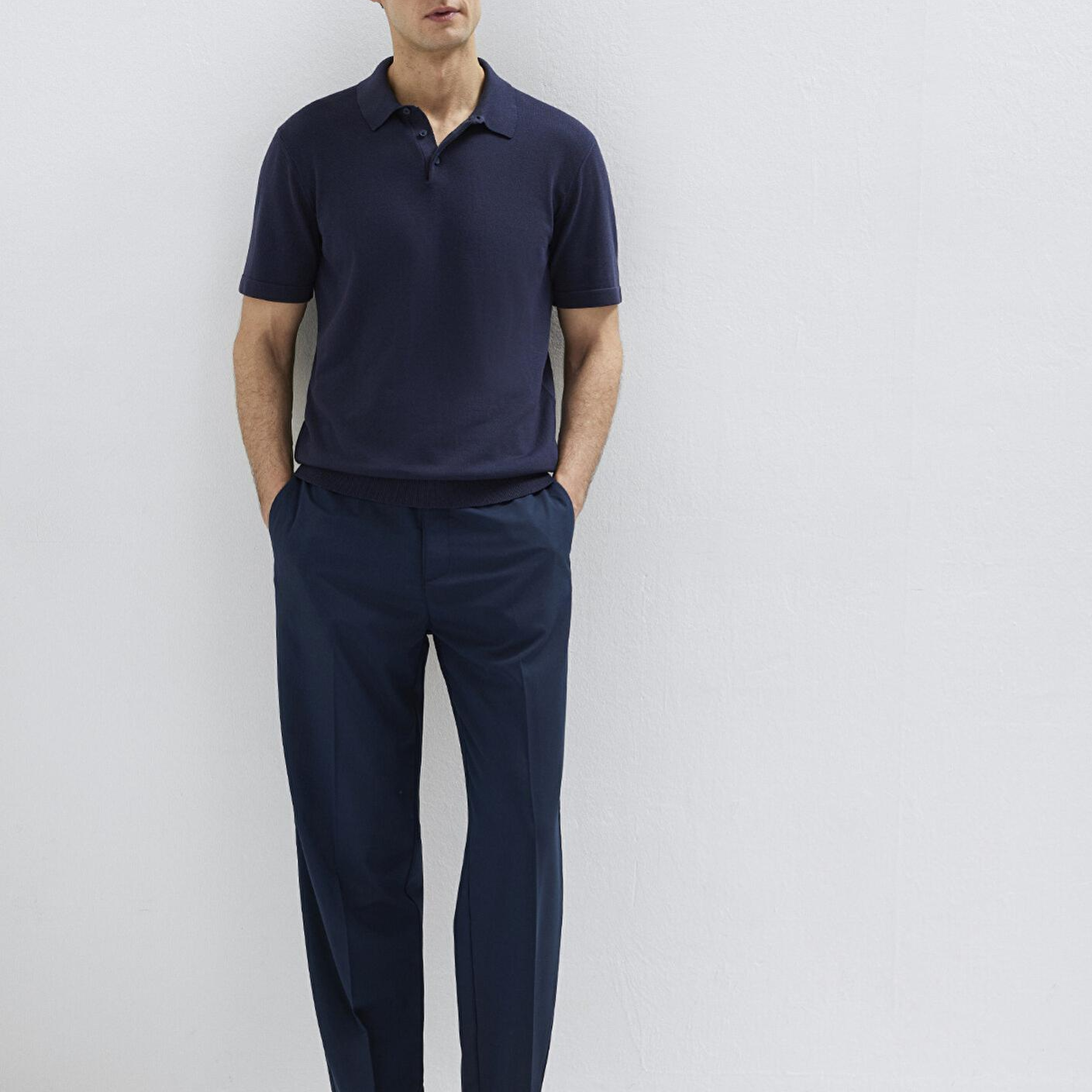 Mavi Lacivert Triko Polo 0710248-83699