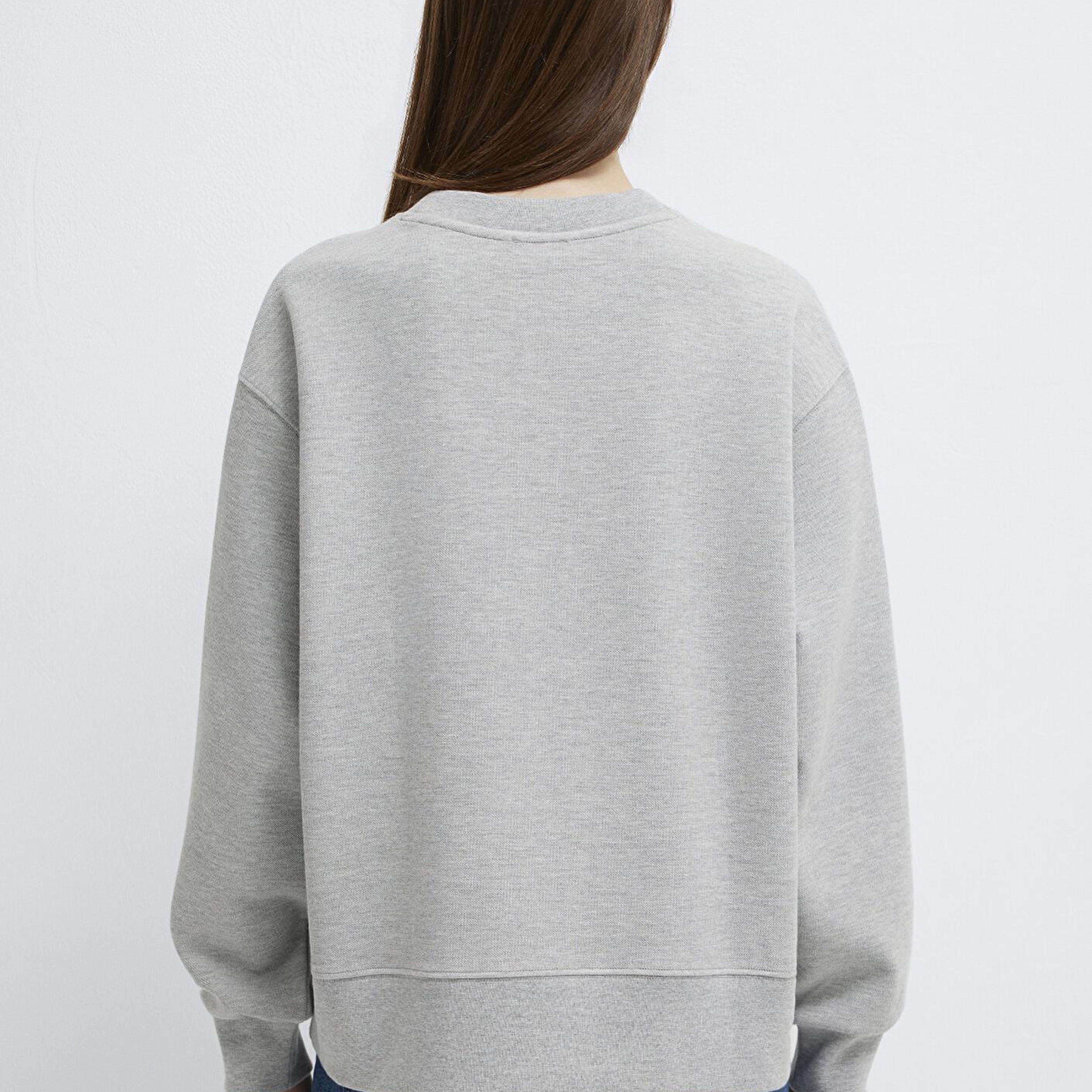 Mavi Bisiklet Yaka Gri Sweatshirt 1S10493-88468