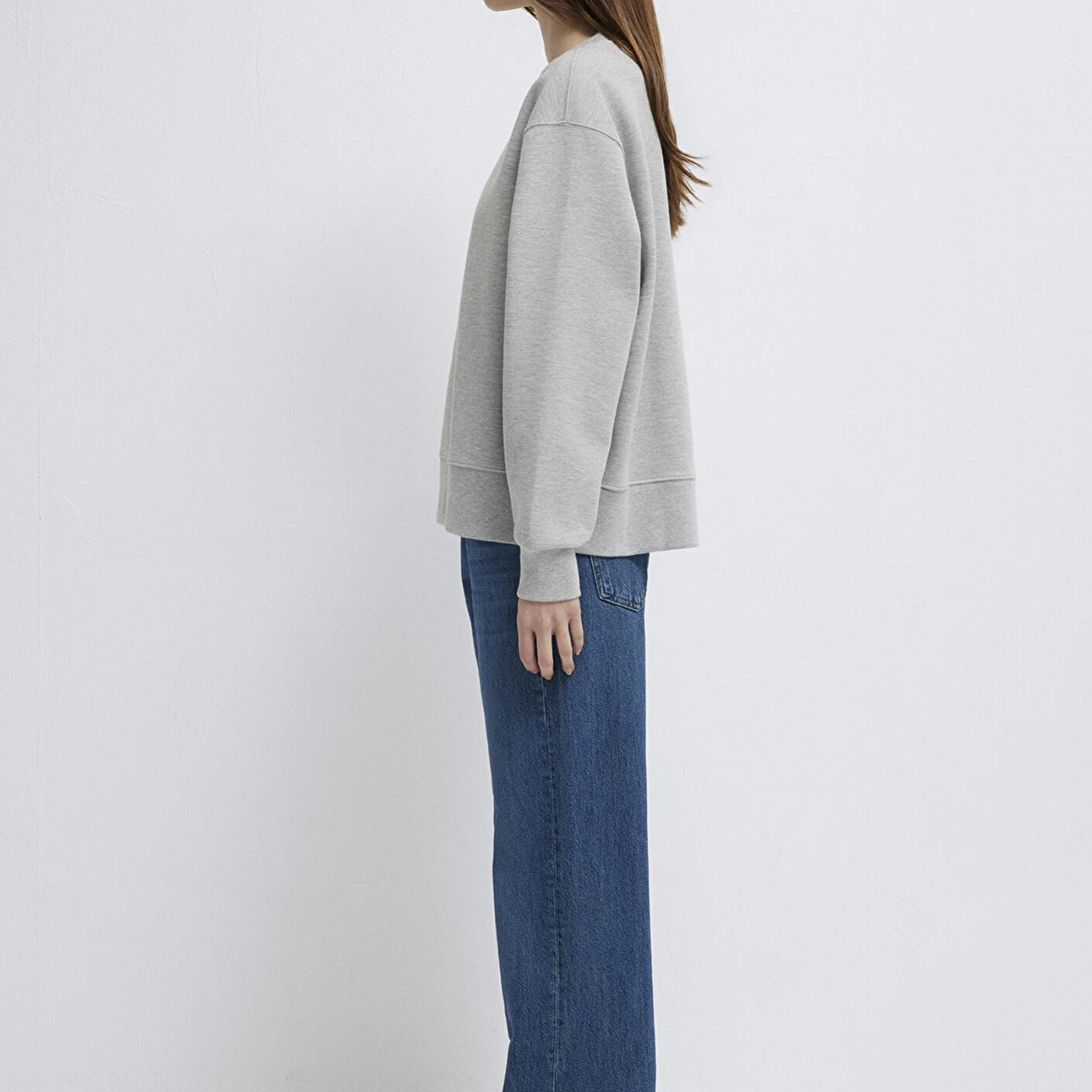 Mavi Bisiklet Yaka Gri Sweatshirt 1S10493-88468