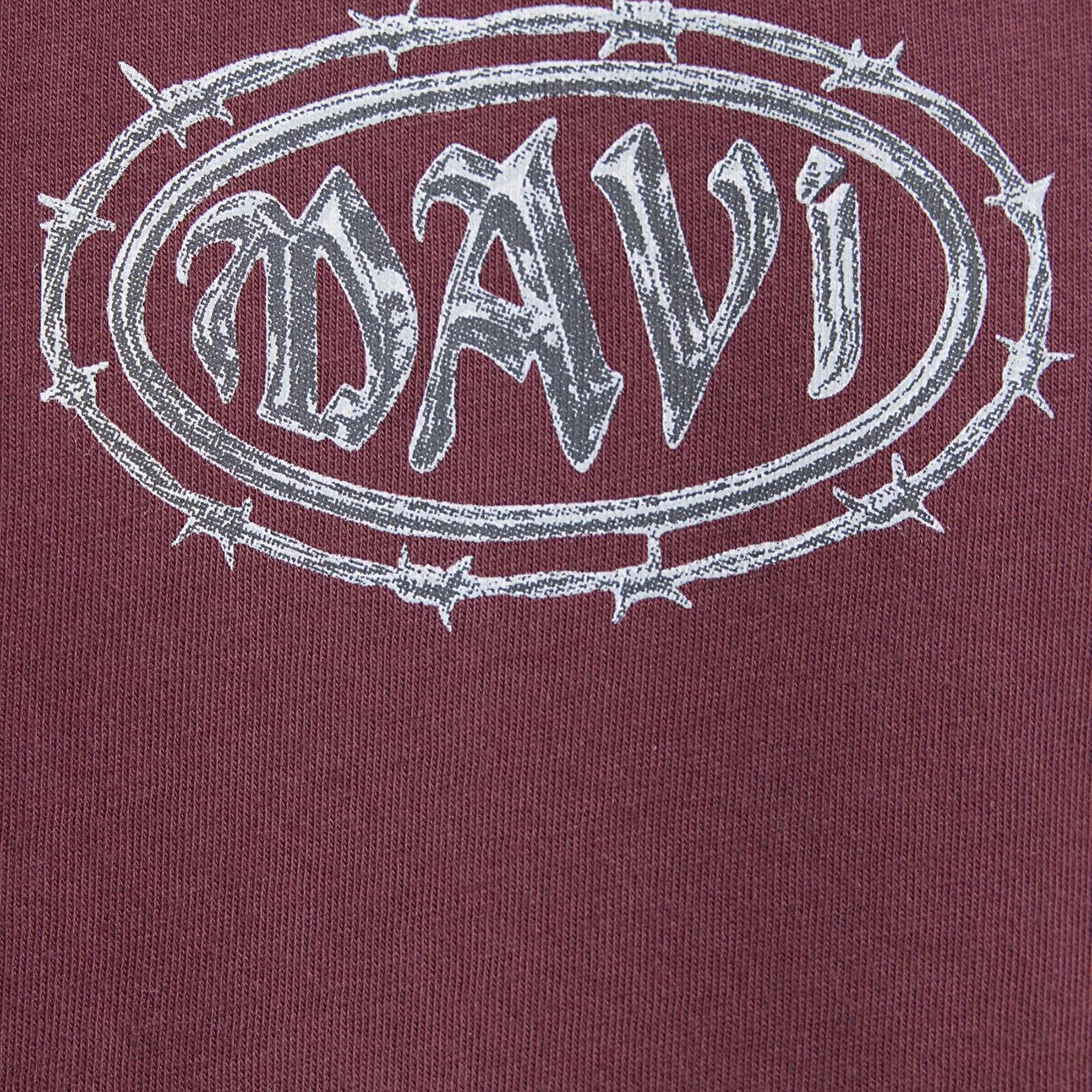 Mavi Mavi Baskılı Bordo Tişört Oversize / Geniş Kesim 0613211-70396