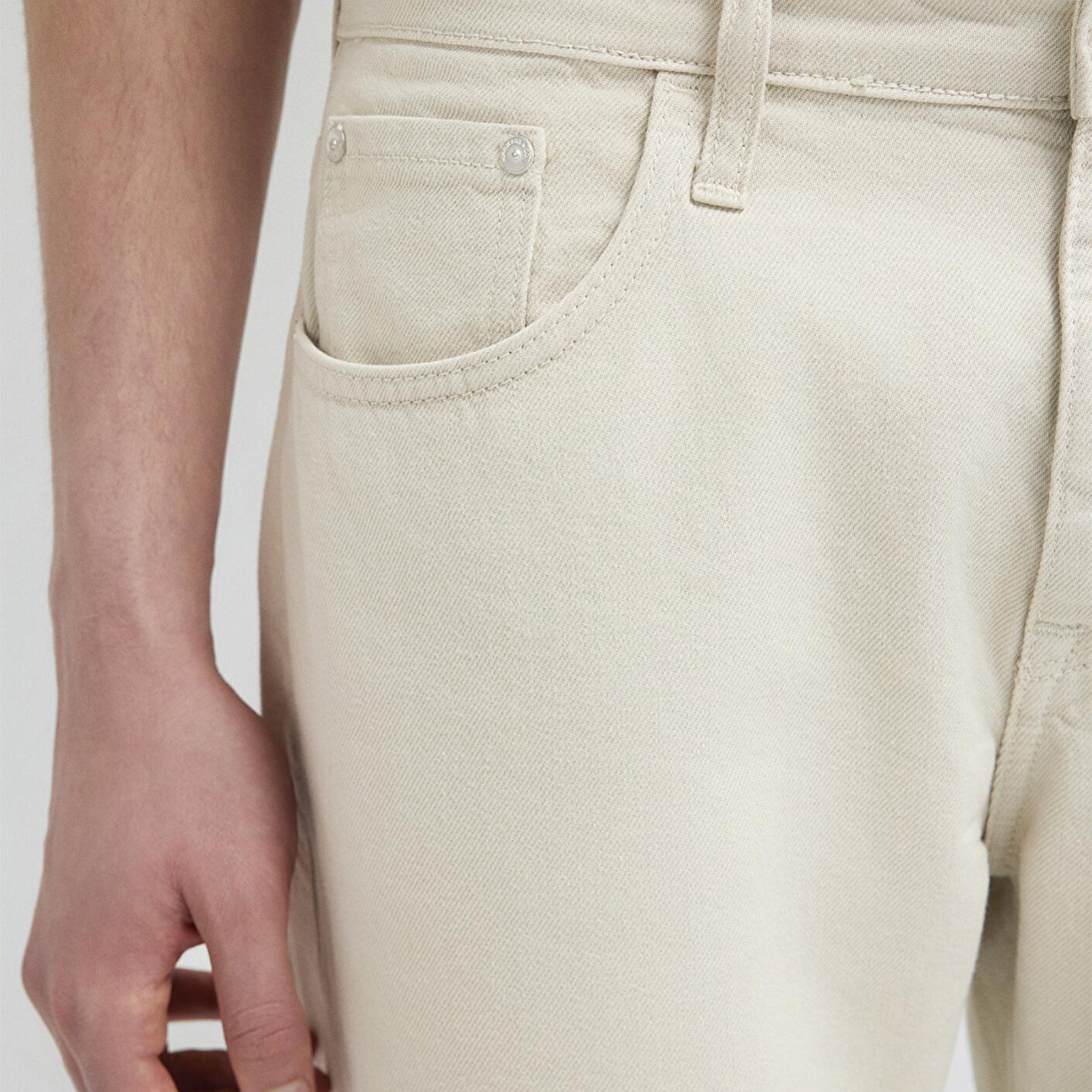 Mavi Lisbon Ekru Gabardin Pantolon 0010039-A3058