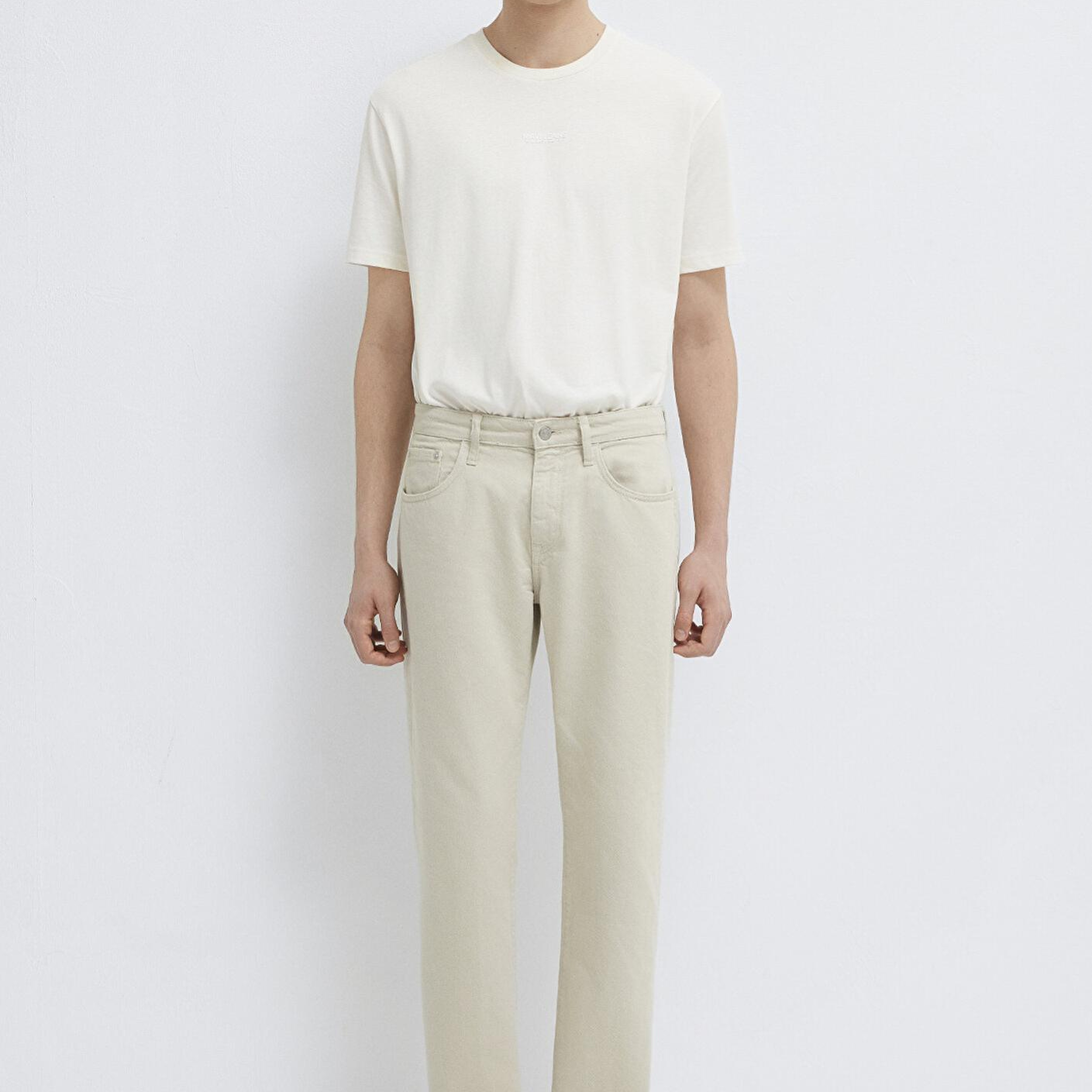 Mavi Lisbon Ekru Gabardin Pantolon 0010039-A3058