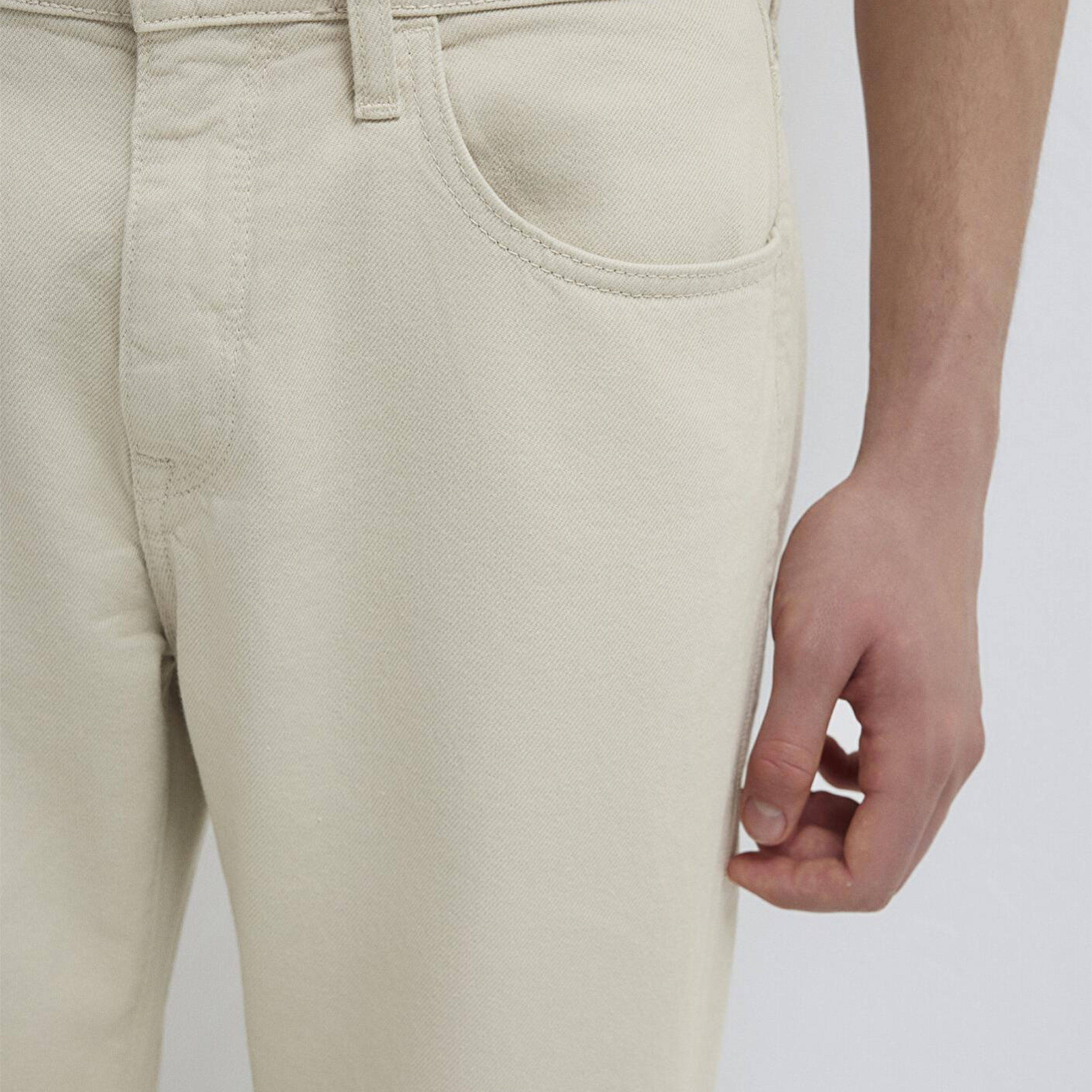 Mavi Lisbon Ekru Gabardin Pantolon 0010039-A3058