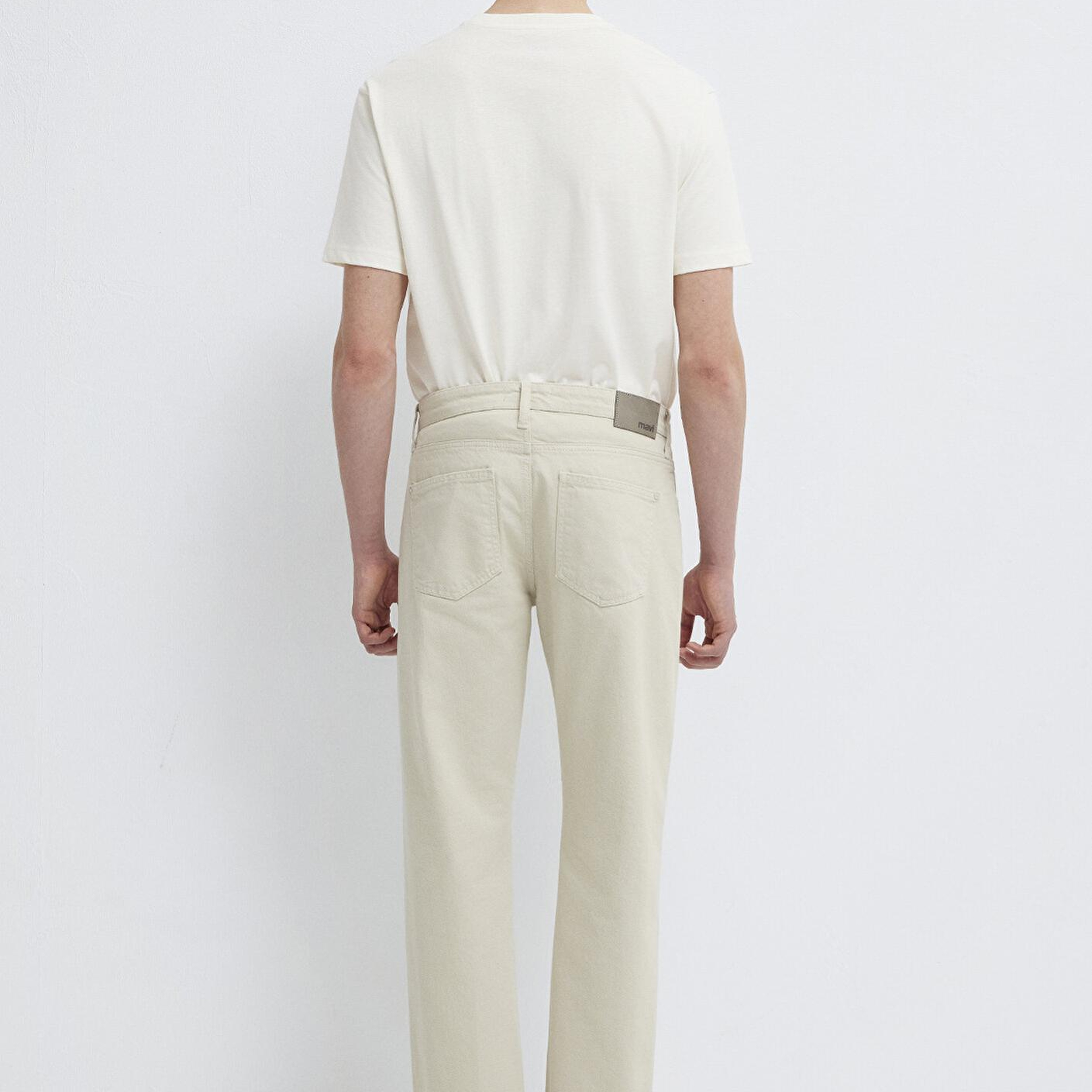 Mavi Lisbon Ekru Gabardin Pantolon 0010039-A3058