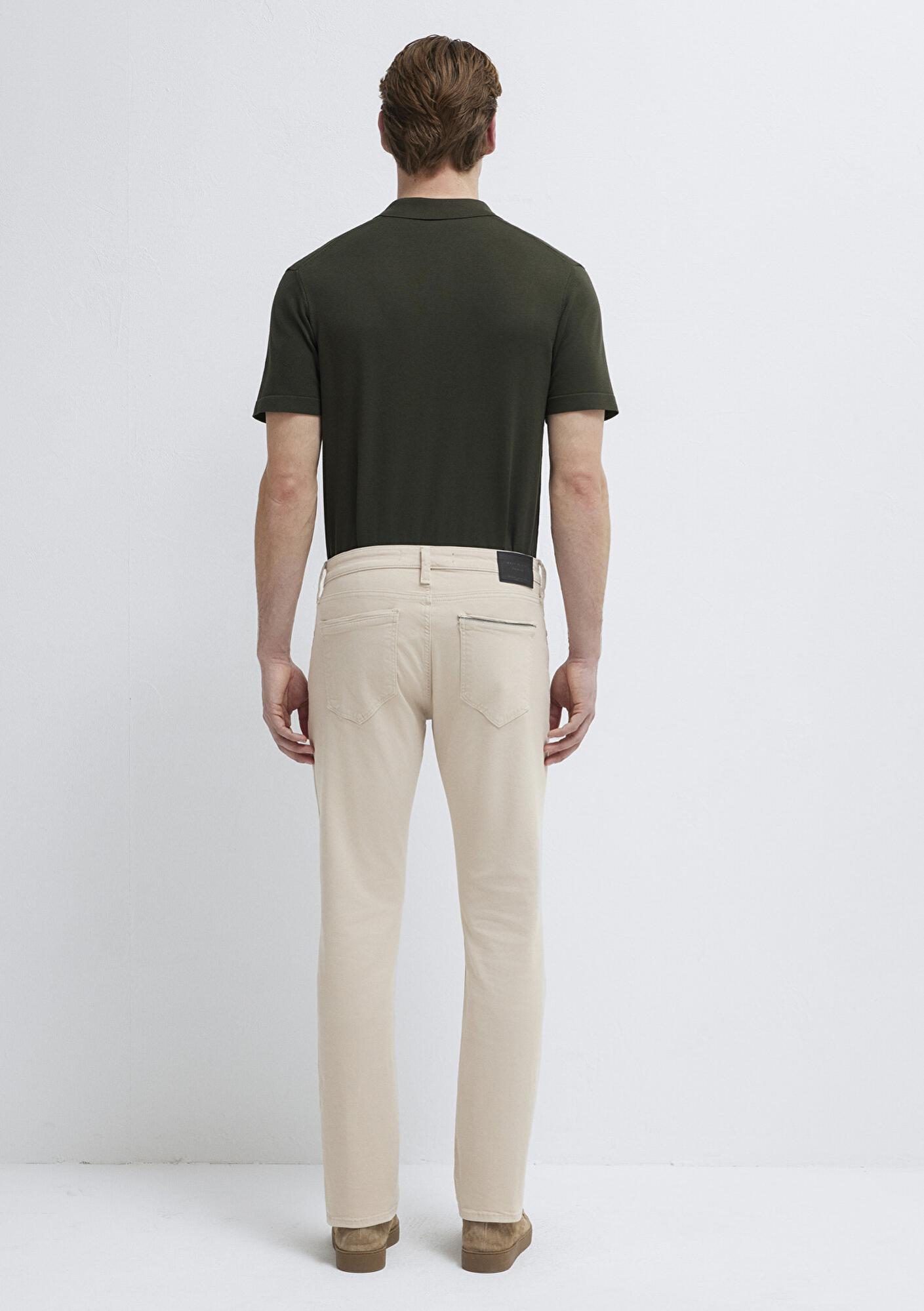 Mavi Marcus Mavi Black Bej Gabardin Pantolon 00351A2795