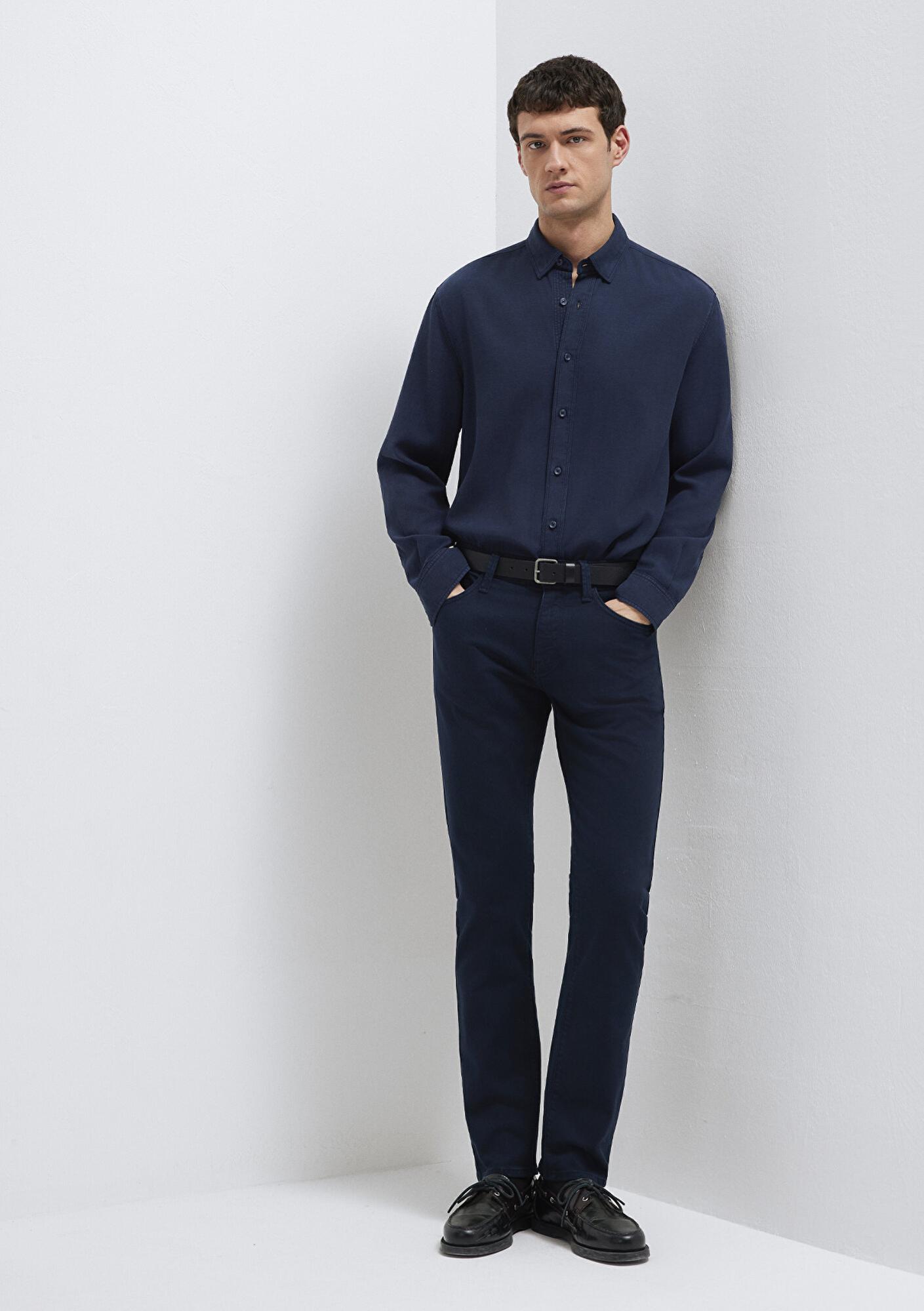 Mavi Jake Lacivert Gabardin Pantolon 0042290682