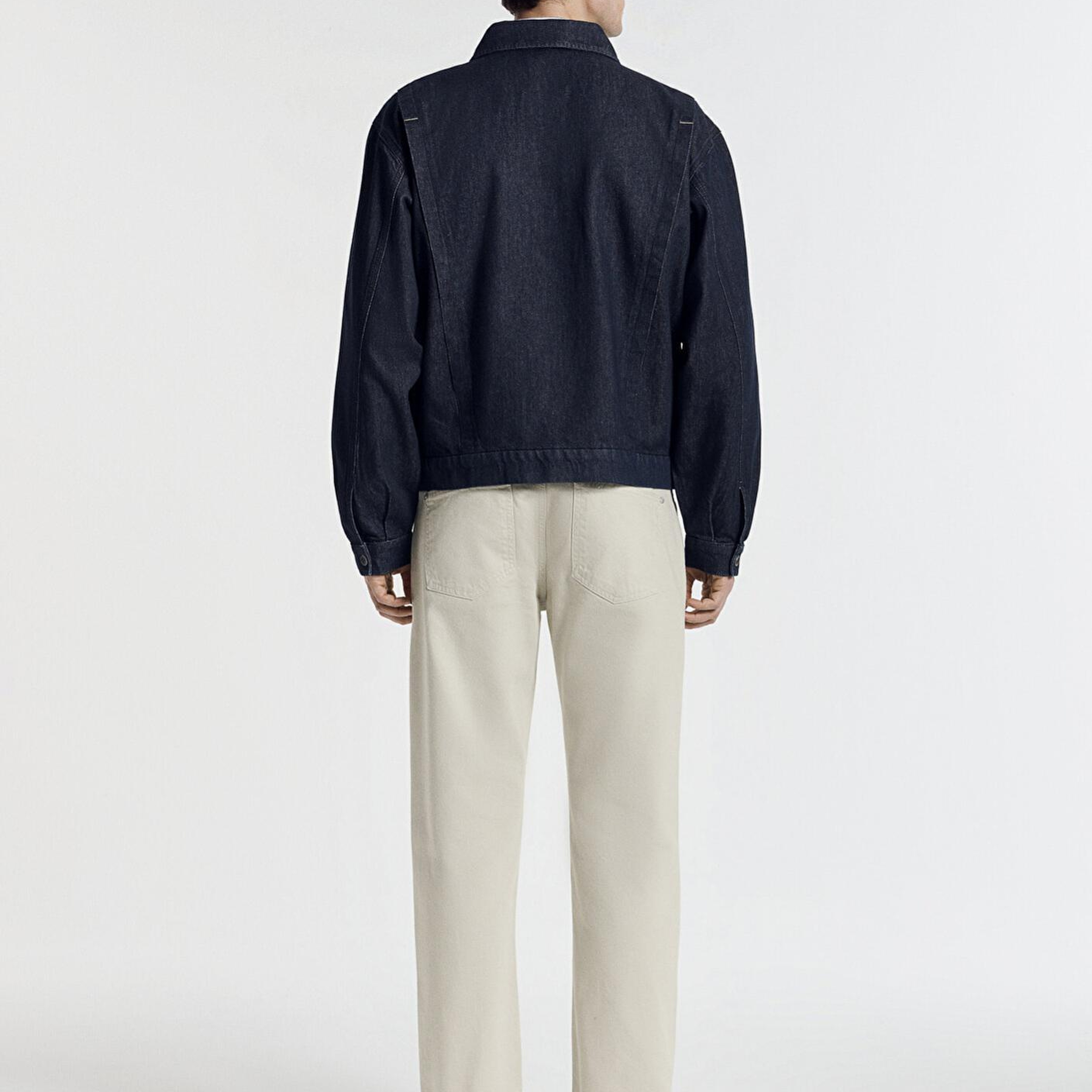 Mavi Nolan Rinse Mavi Edition Lacivert Jean Ceket Oversize / Geniş Kesim 0111229-A1711