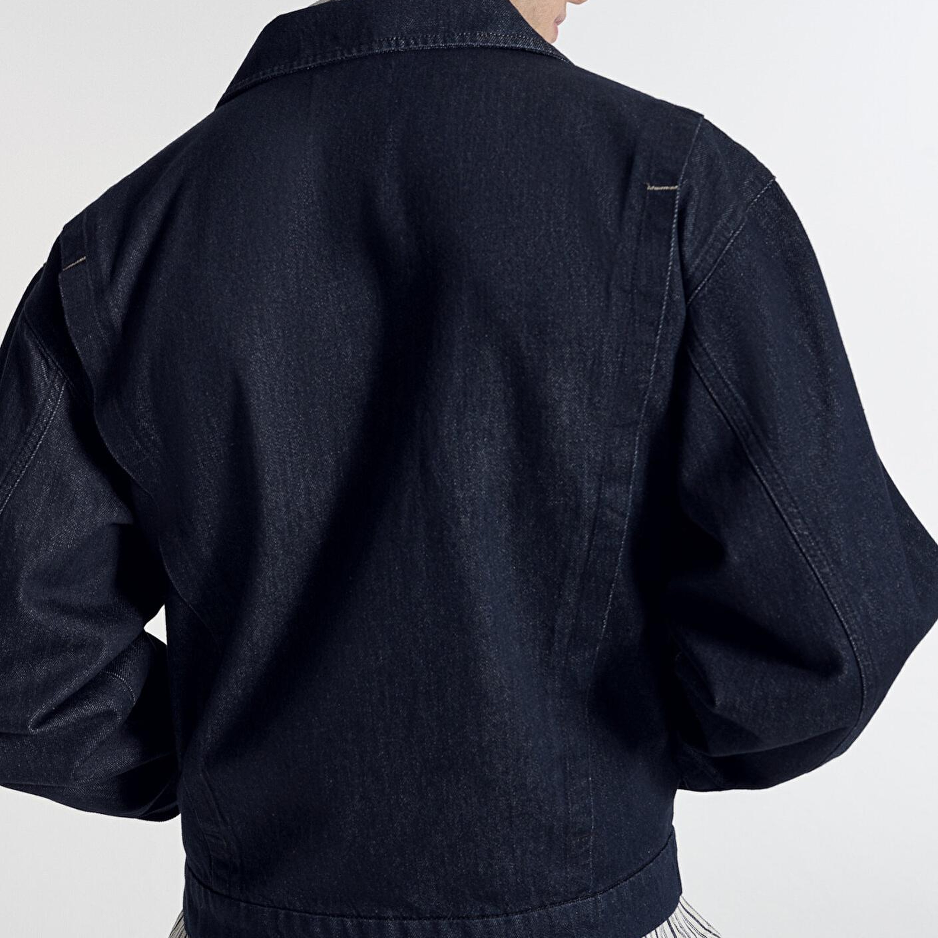 Mavi Nolan Rinse Mavi Edition Lacivert Jean Ceket Oversize / Geniş Kesim 0111229-A1711