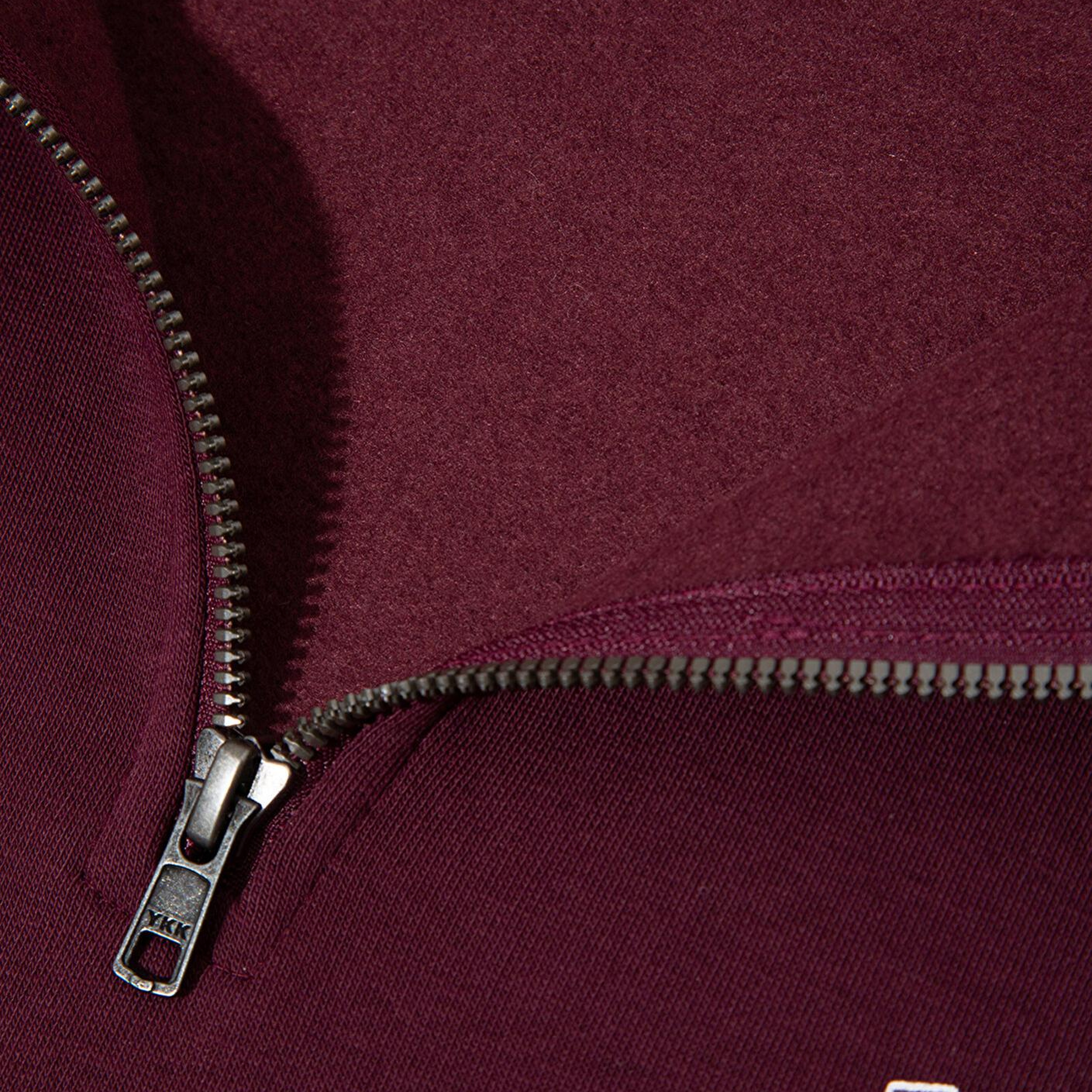 Mavi Mavi Logo Baskılı Yarı Fermuarlı Bordo Sweatshirt 0S10208-70434