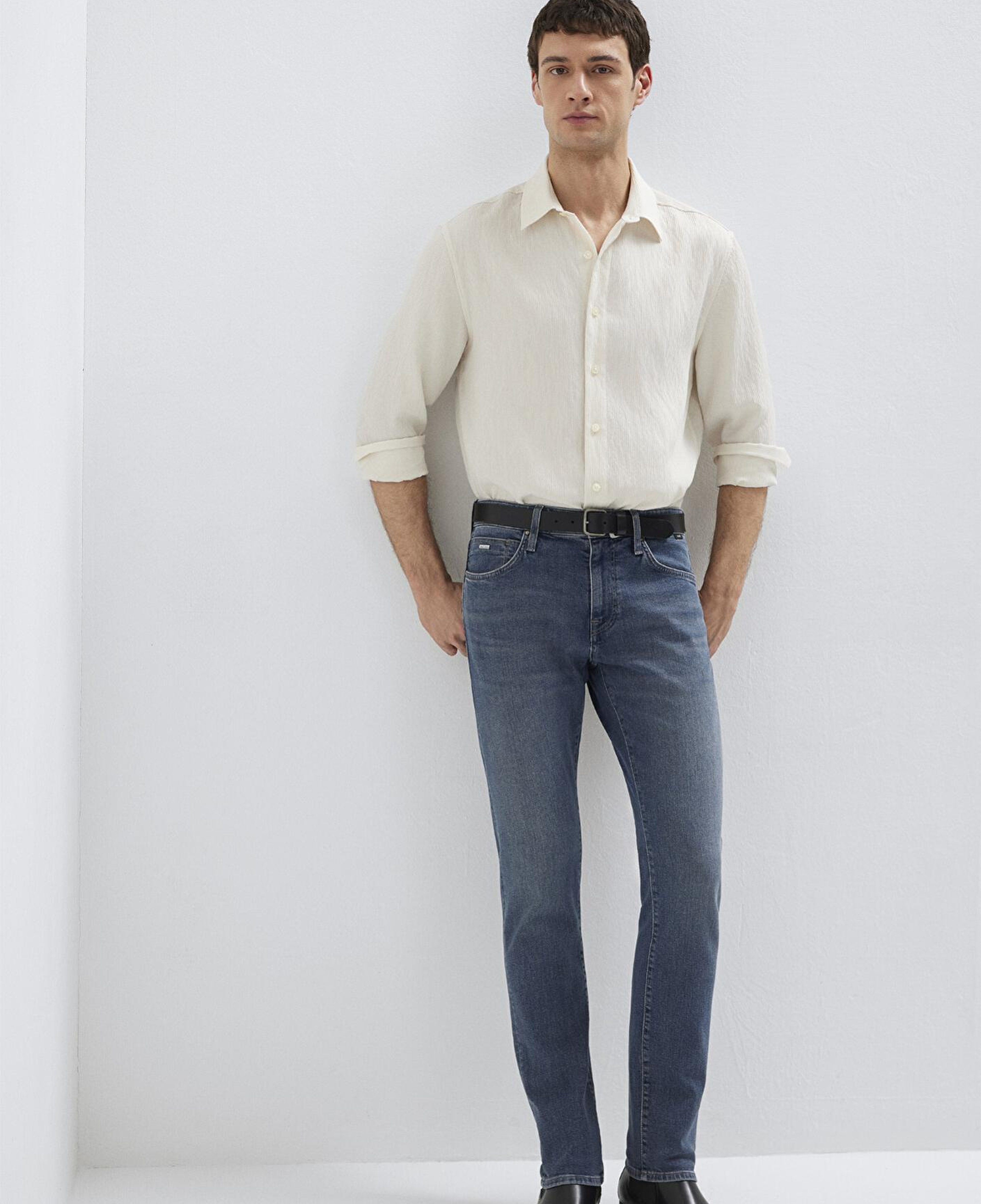 Mavi Jake Mavi Edition Puslu Vintage Koyu Mavi Jean Pantolon 00422A2984