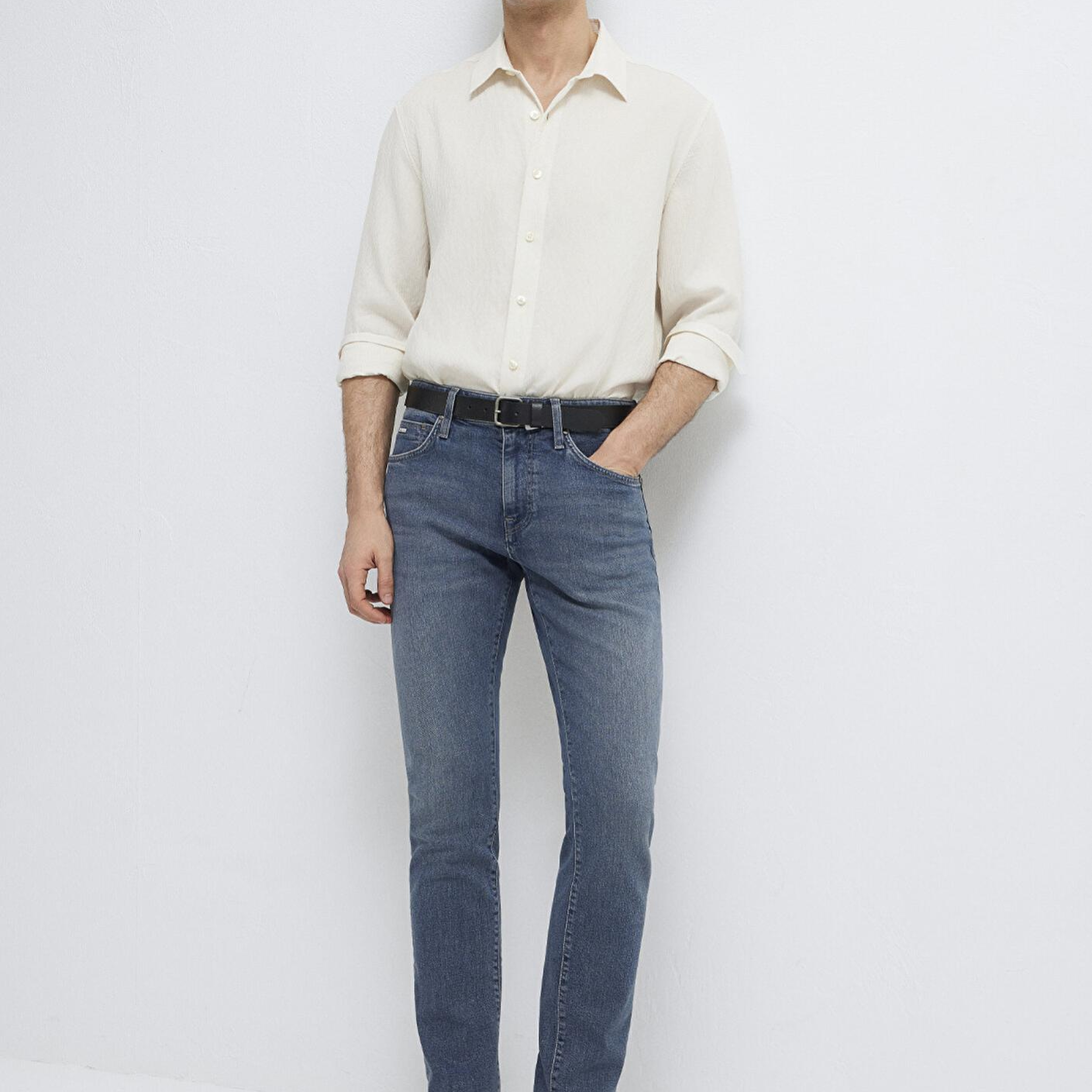 Mavi Jake Mavi Edition Puslu Vintage Koyu Mavi Jean Pantolon 00422A2984