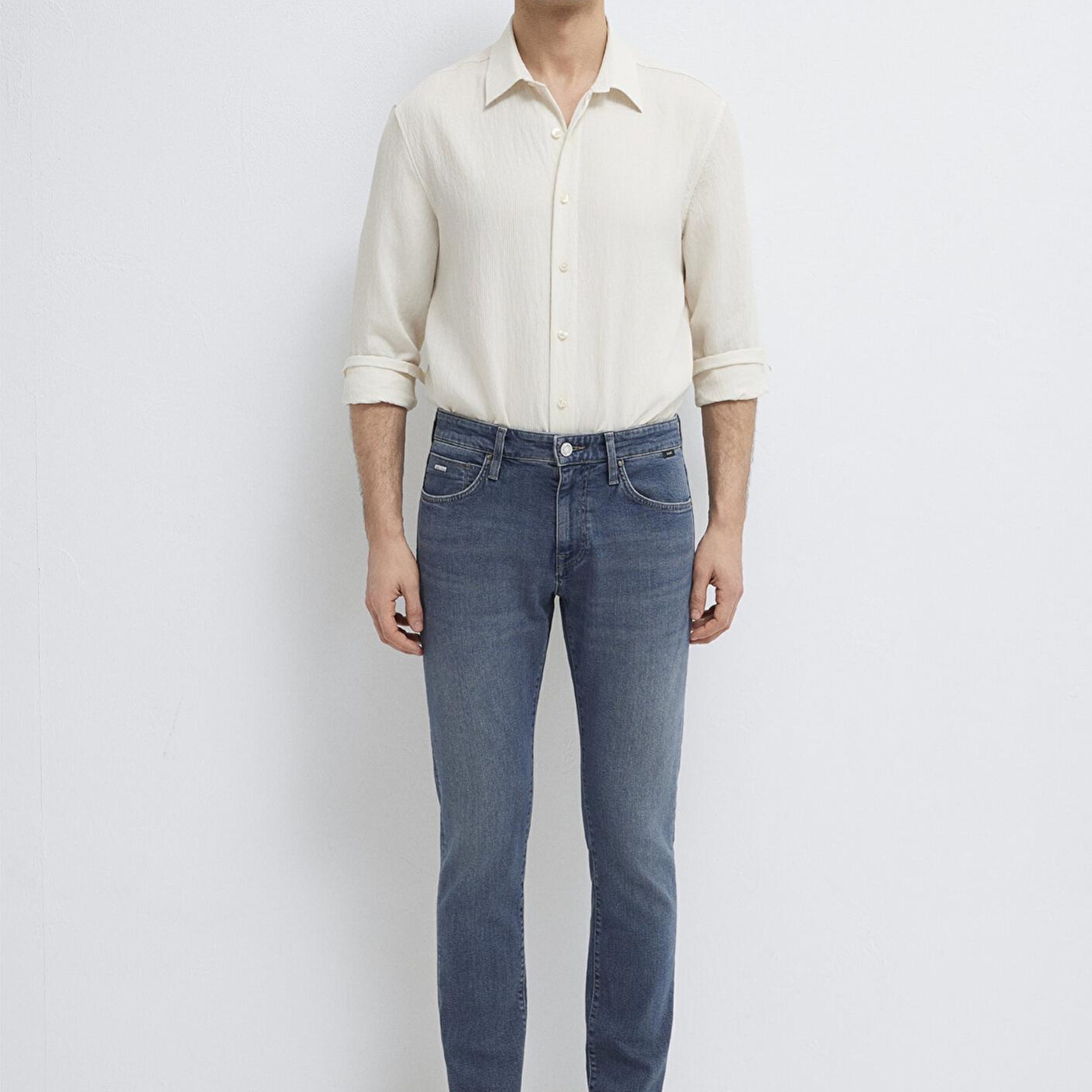 Mavi Jake Mavi Edition Puslu Vintage Koyu Mavi Jean Pantolon 00422A2984