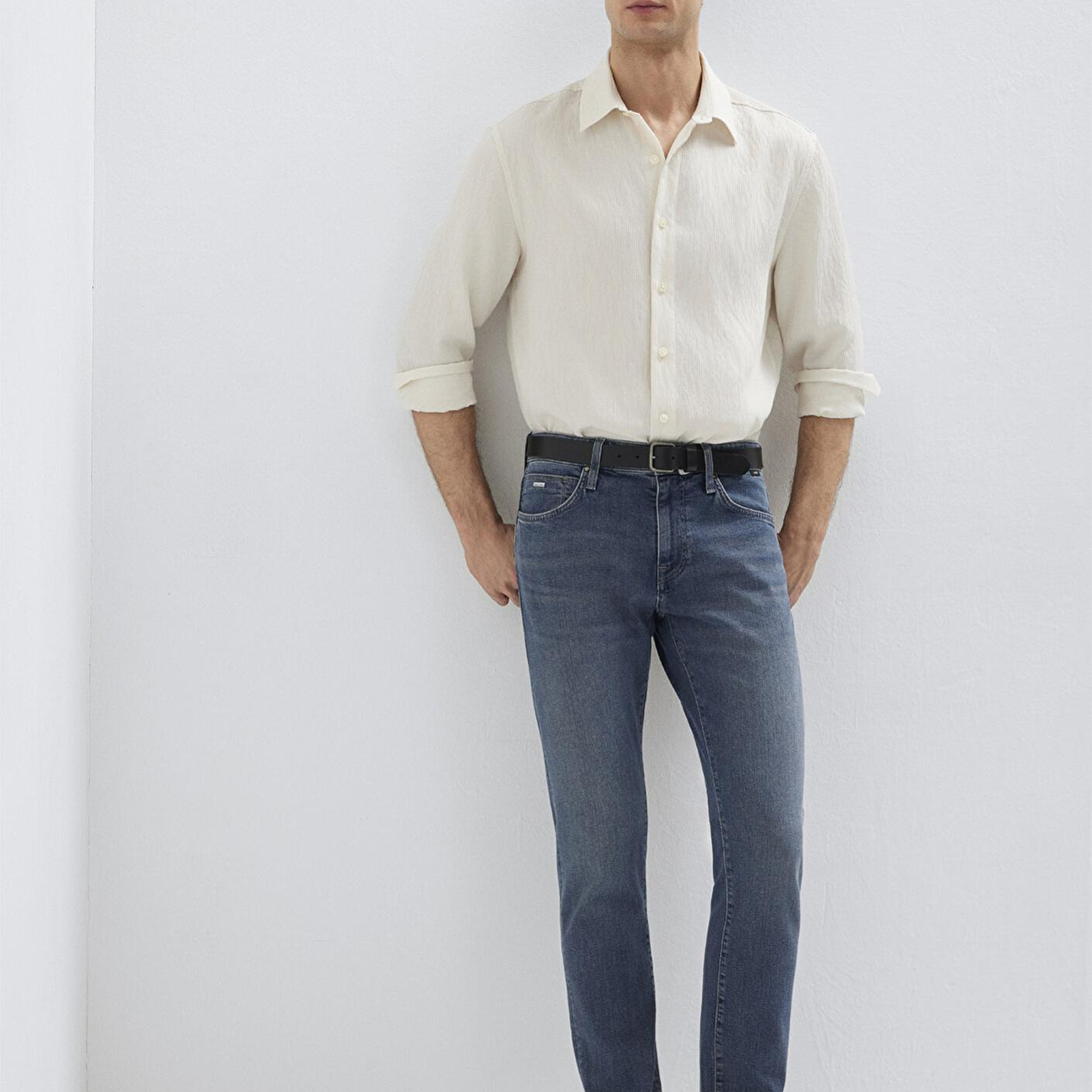 Mavi Jake Mavi Edition Puslu Vintage Koyu Mavi Jean Pantolon 00422A2984