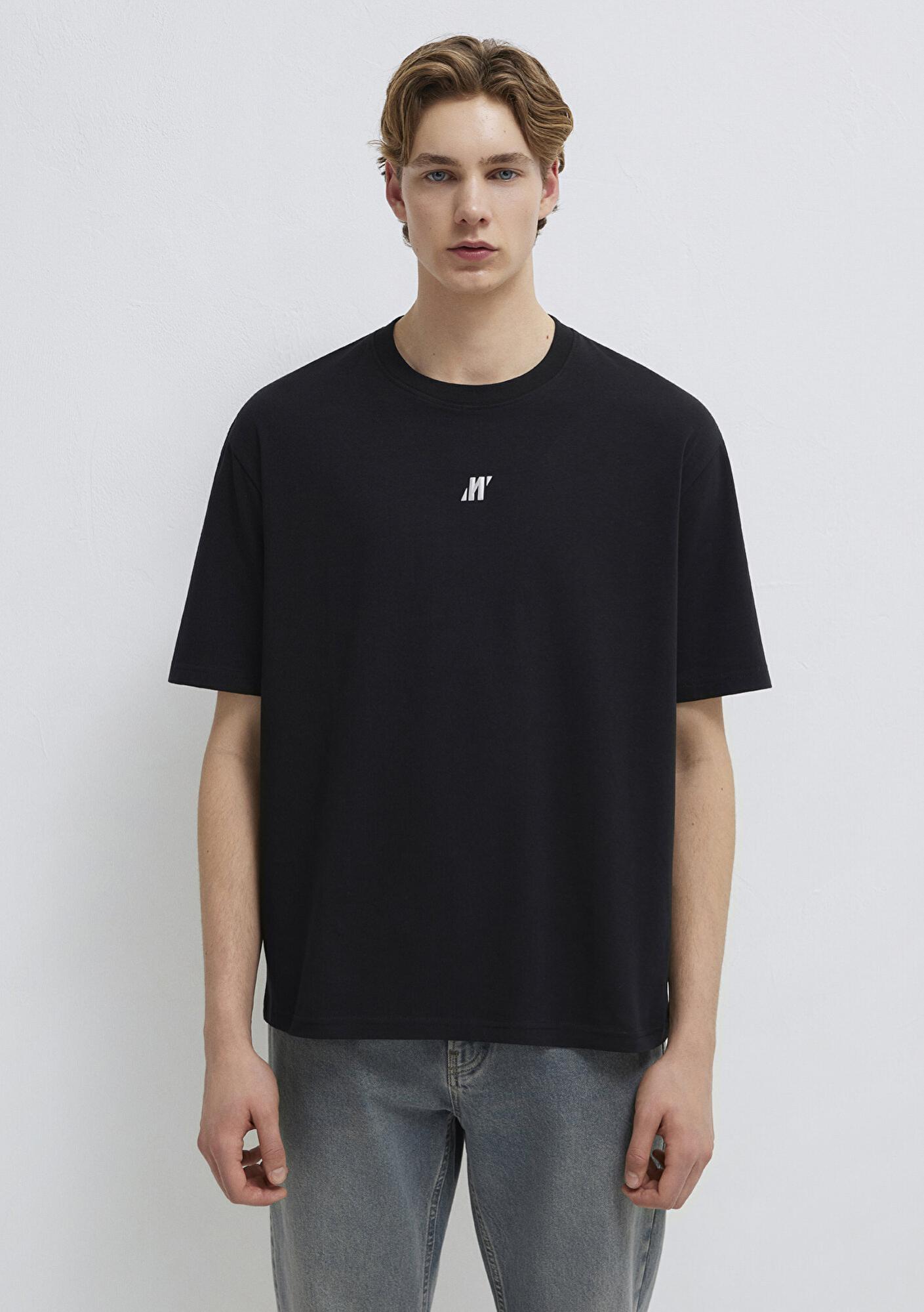 Mavi Mavi Pro Siyah Tişört Relaxed Fit / Rahat Kesim 0613438-900
