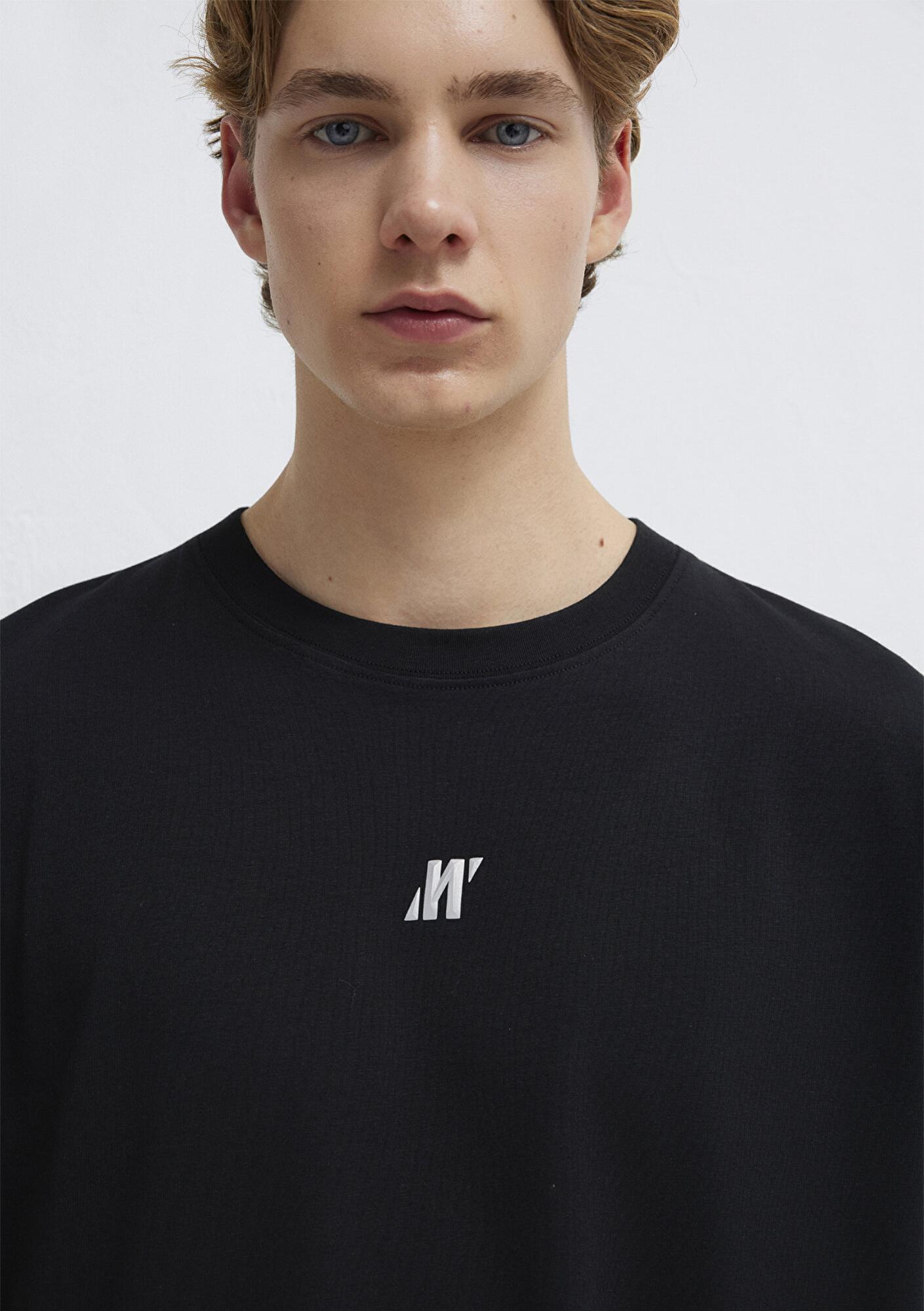 Mavi Mavi Pro Siyah Tişört Relaxed Fit / Rahat Kesim 0613438-900